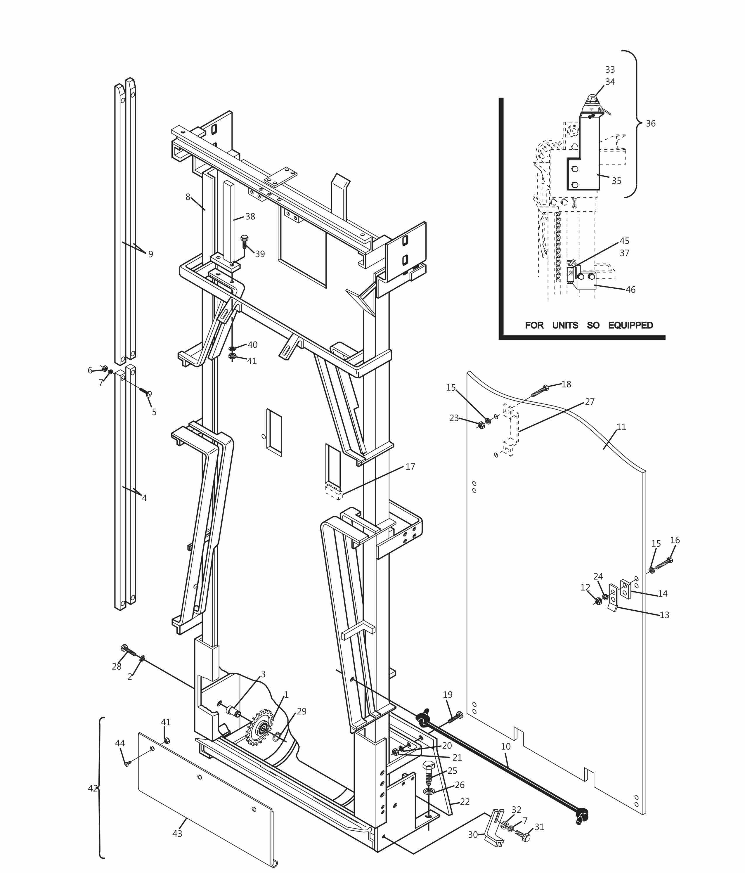 Elevator Frame Assembly