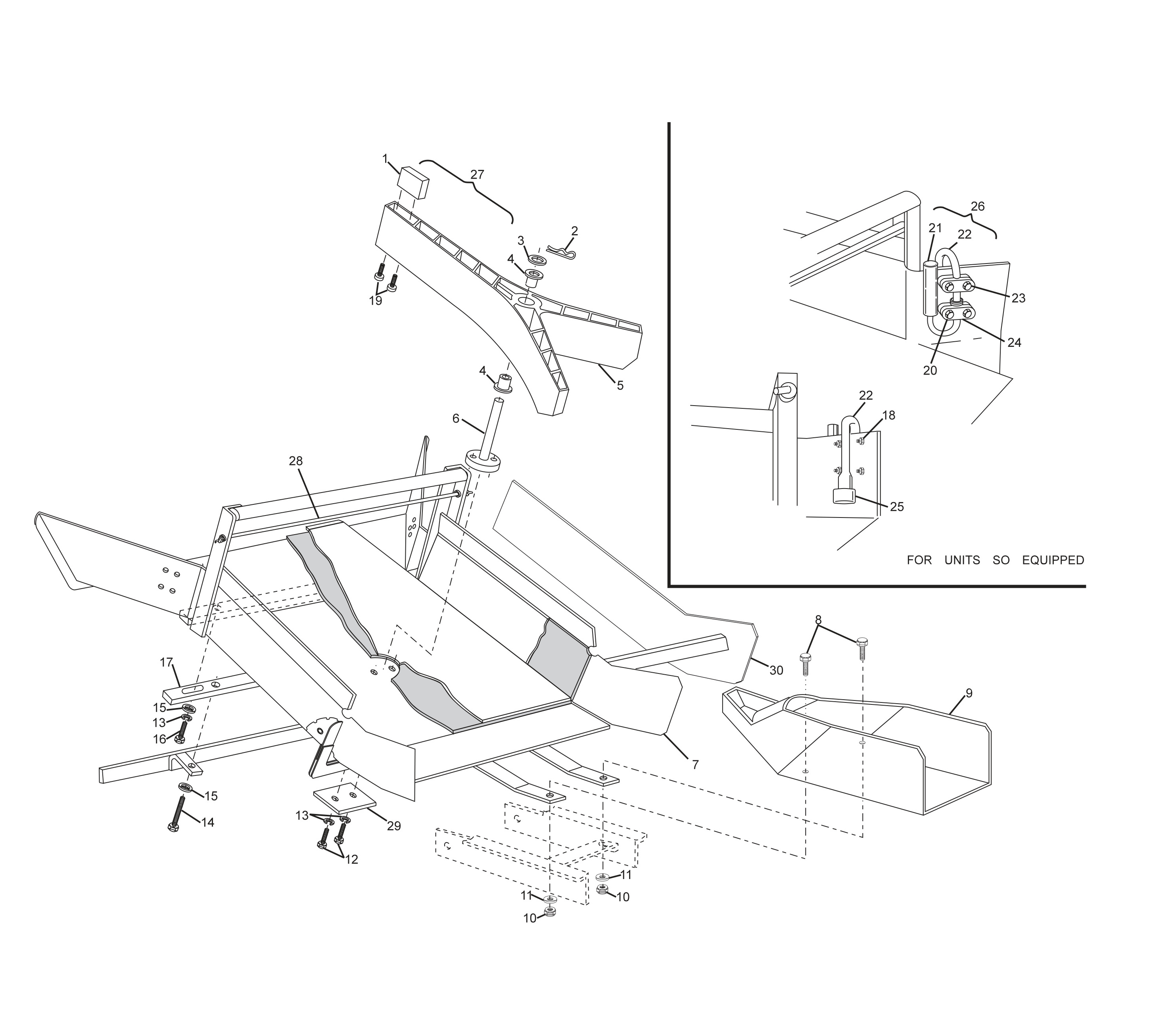 Dual Feed Pin Chute Assembly Dual Feed Pin Chute Assembly
