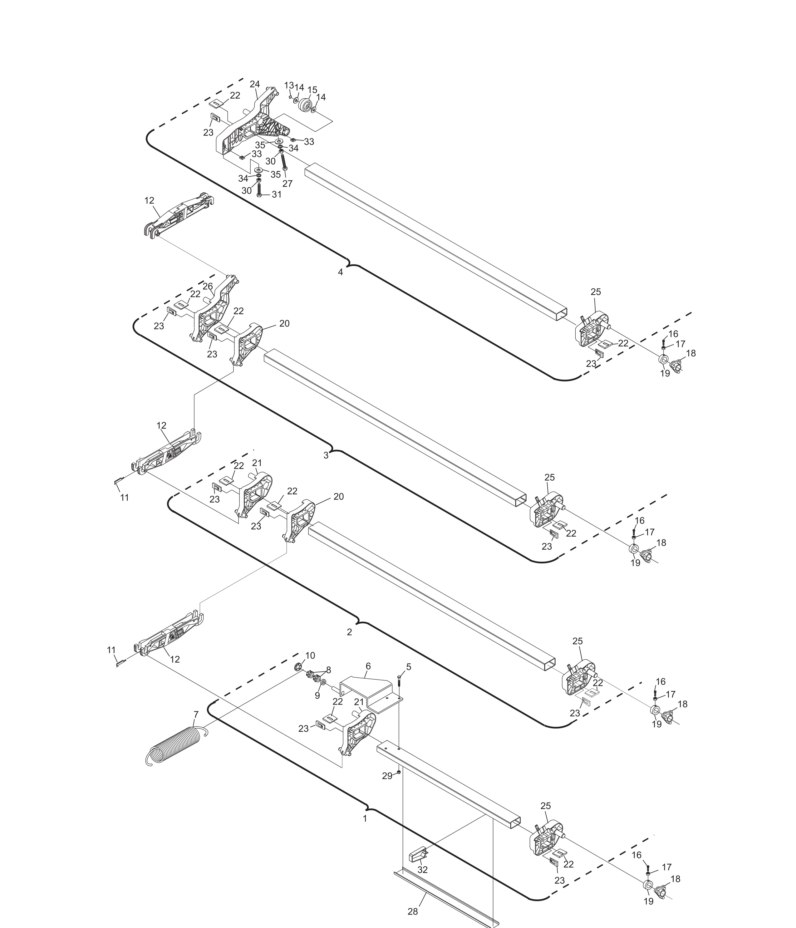 GS-X-CPO Setting Table Swing Shafts GS-X-CPO Setting Table Swing Shafts