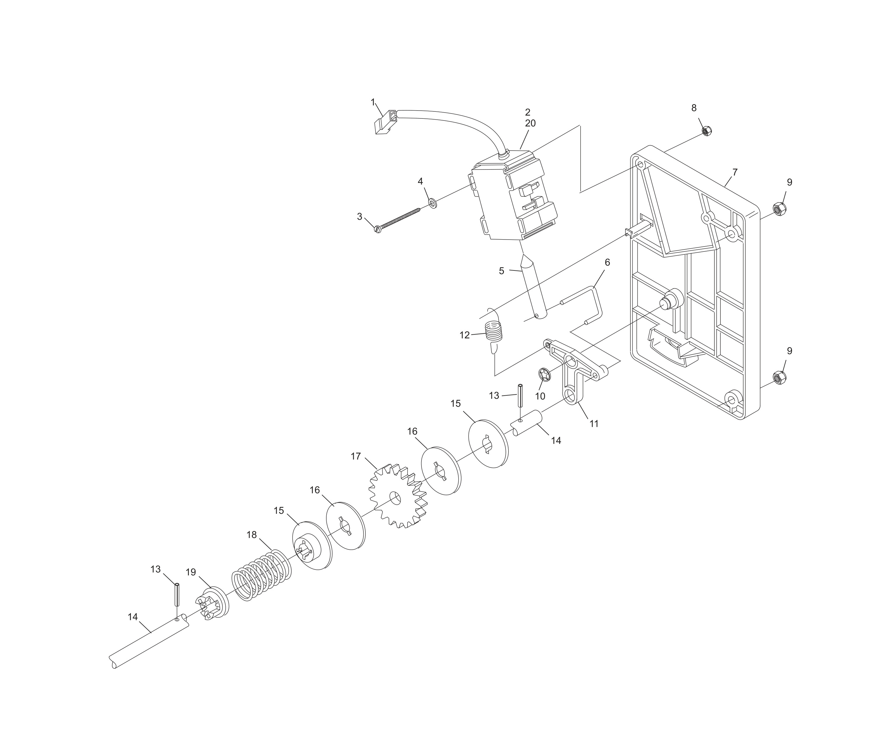 Gear Cluster Assembly (GS-96-GS-98-GS-X)