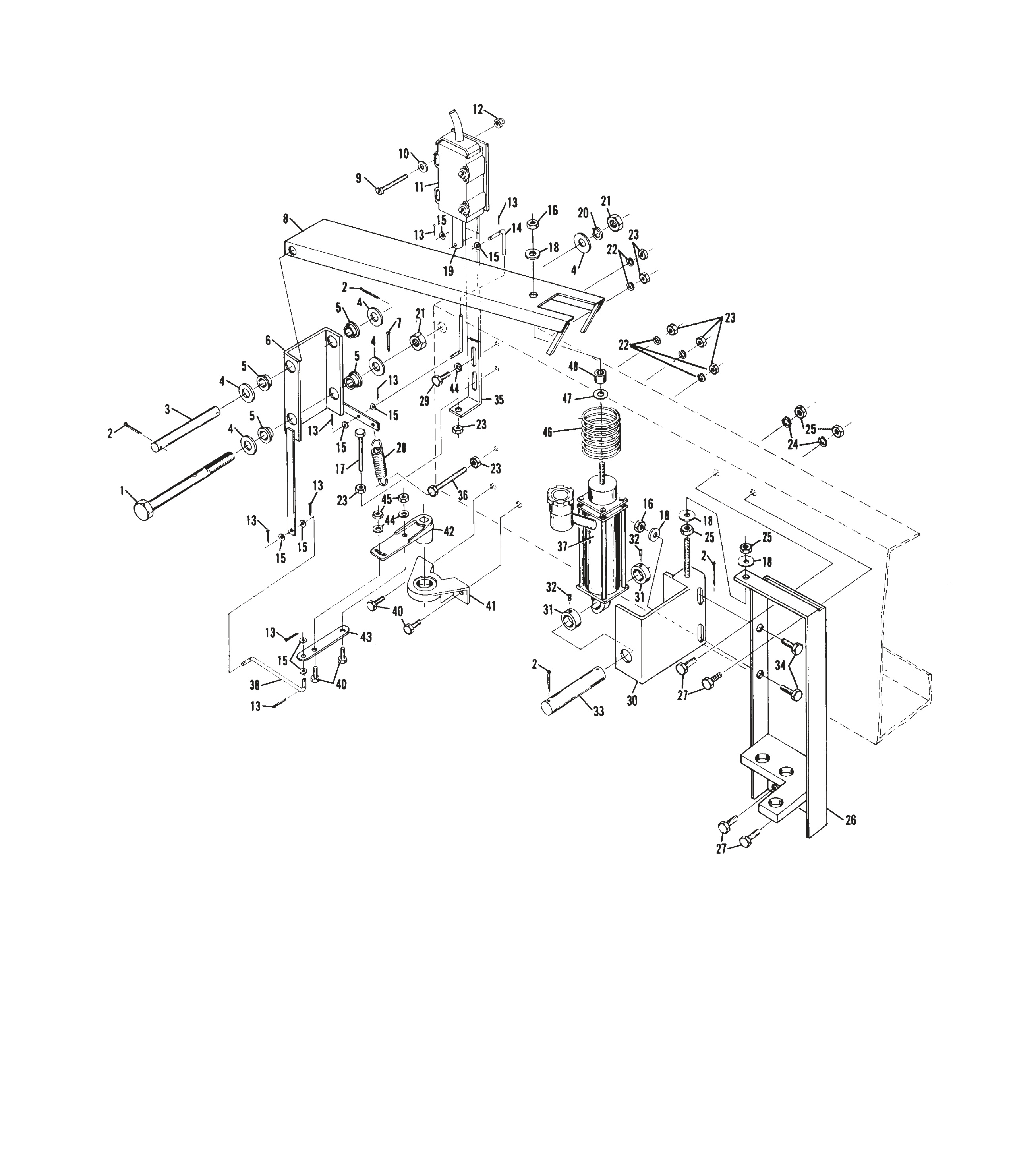 Stroke Limiter Assembly - Vertical Solenoid Stroke Limiter Assembly - Vertical Solenoid