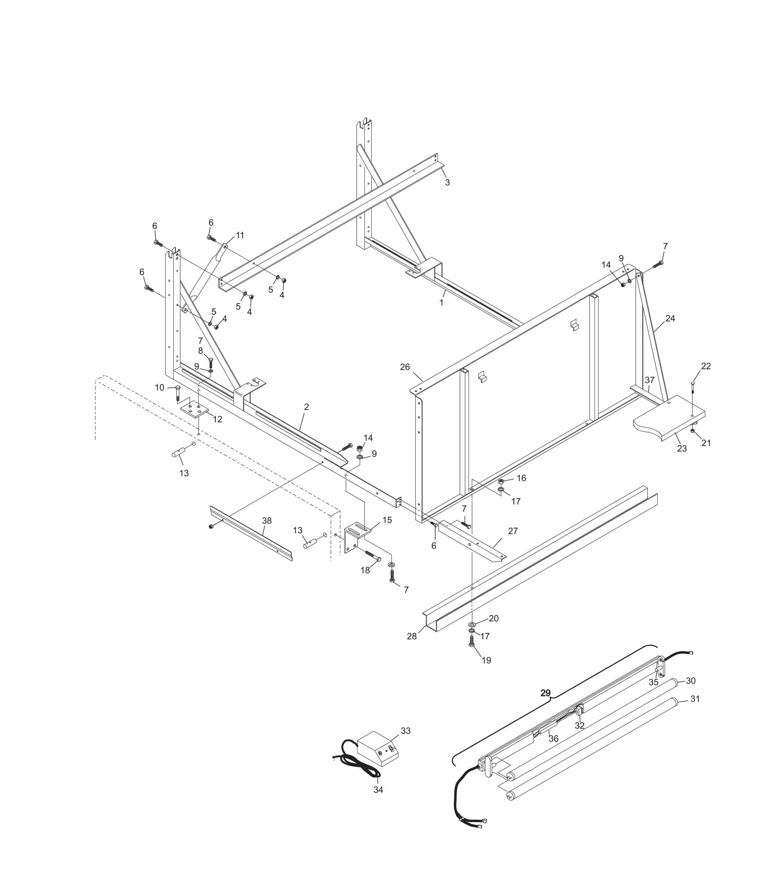 GS-X Frame Assembly (424 and Above)