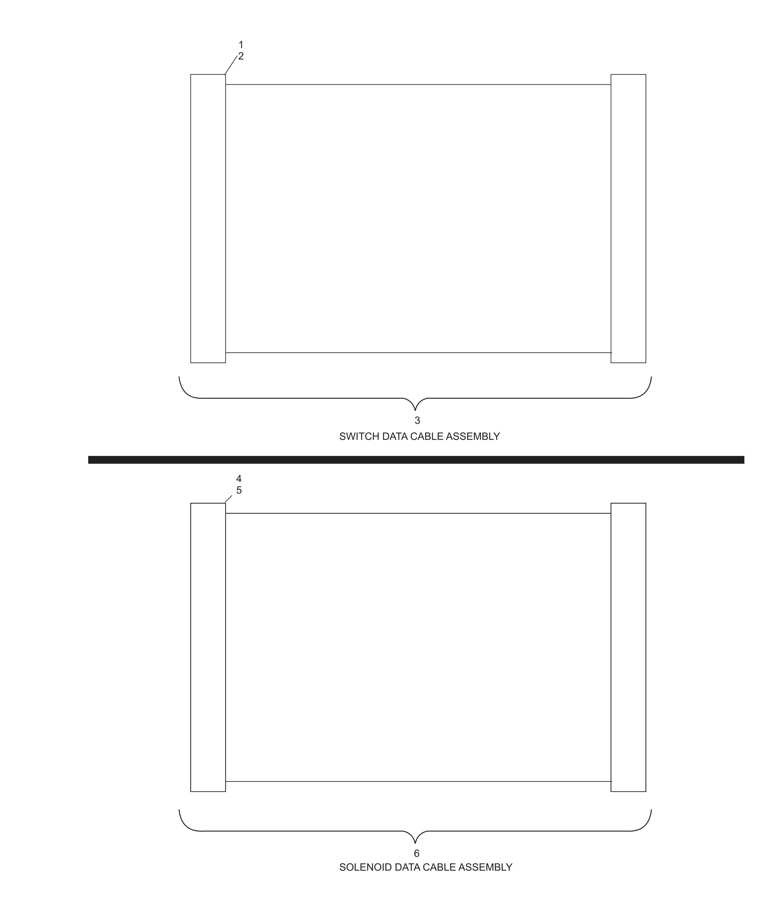 Switch Data and Solenoid Data Cable Assemblies - Silver Box and Universal Voltage Silver Box