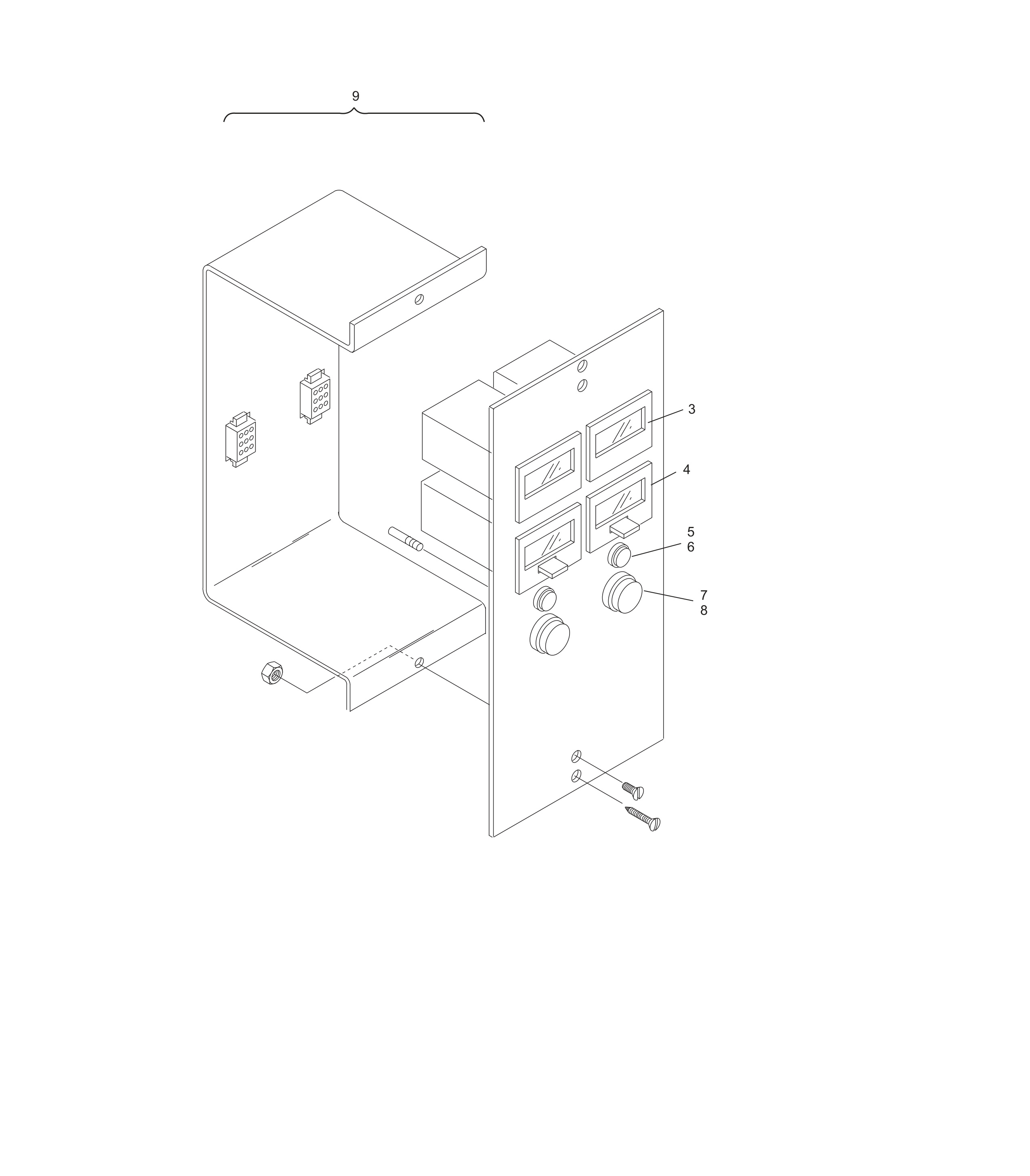 Manager’s Control Box - Silver Box Electrical and Universal Voltage Silver Box