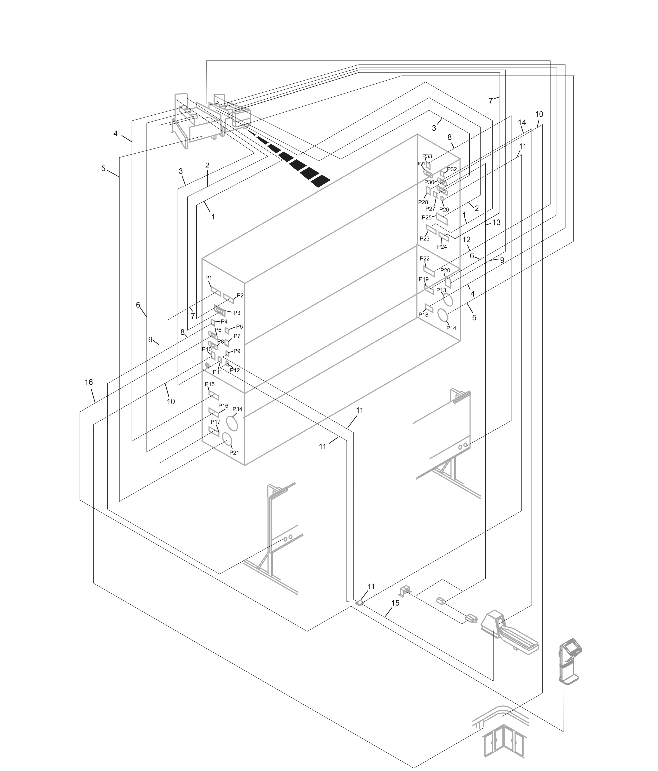 GS Consolidated Electronics Box Cabling GS Consolidated Electronics Box Cabling