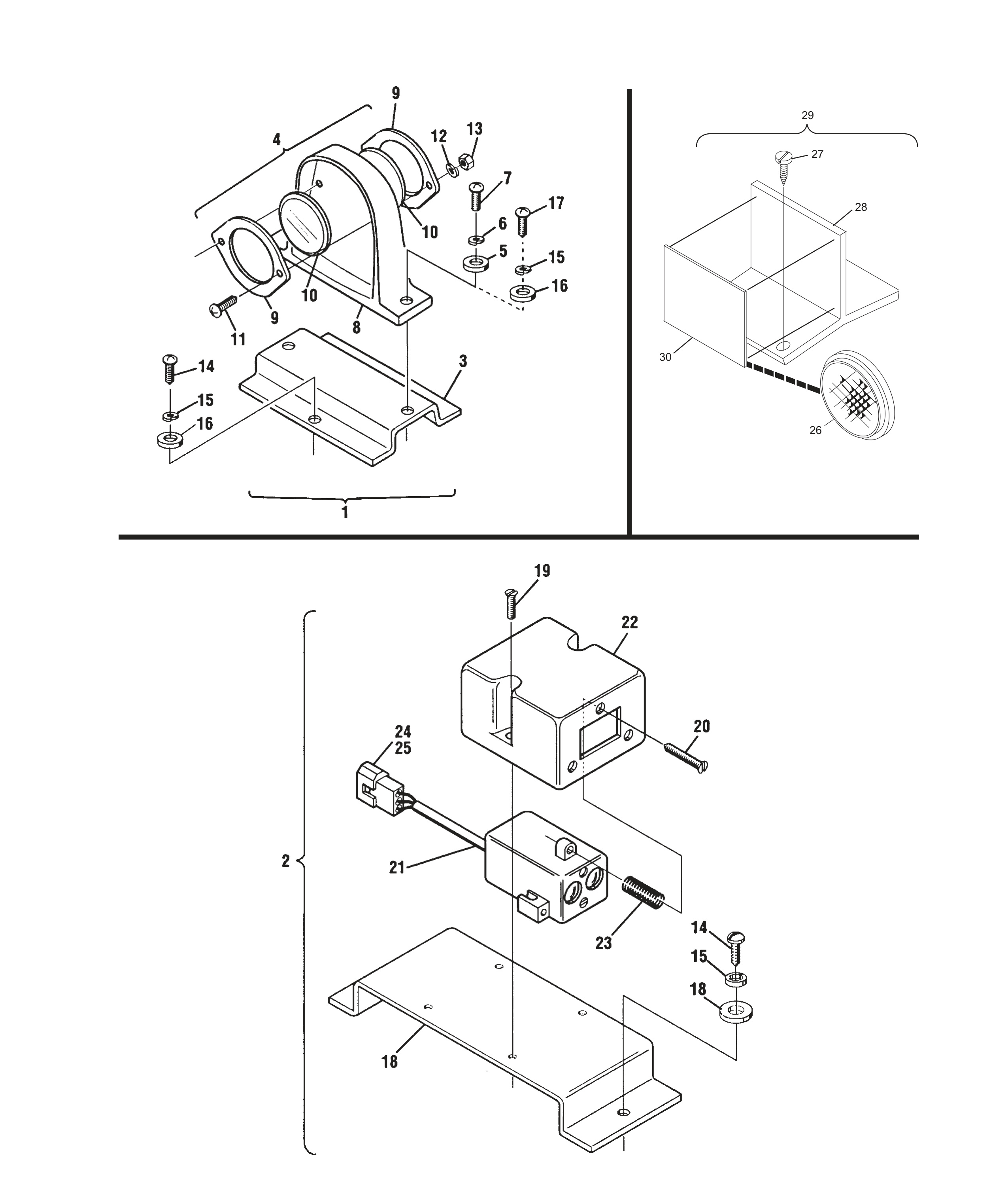 Reflector and Ball Detector Assemblies - GS Electronics Boxes Reflector and Ball Detector Assemblies - GS Electronics Boxes