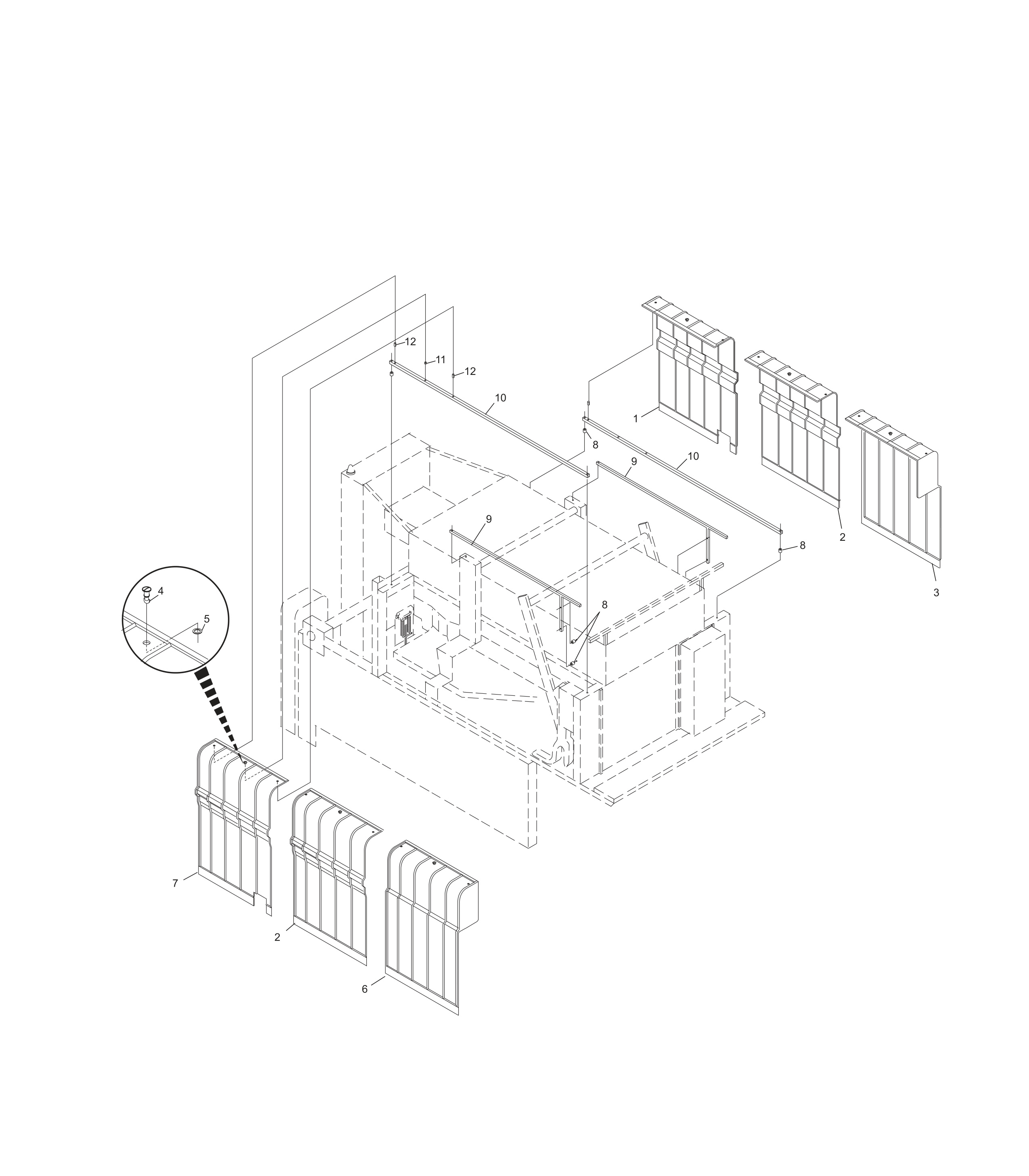 Base-Fixed GS-X Machine Guards (Machine Series 443 and Above)