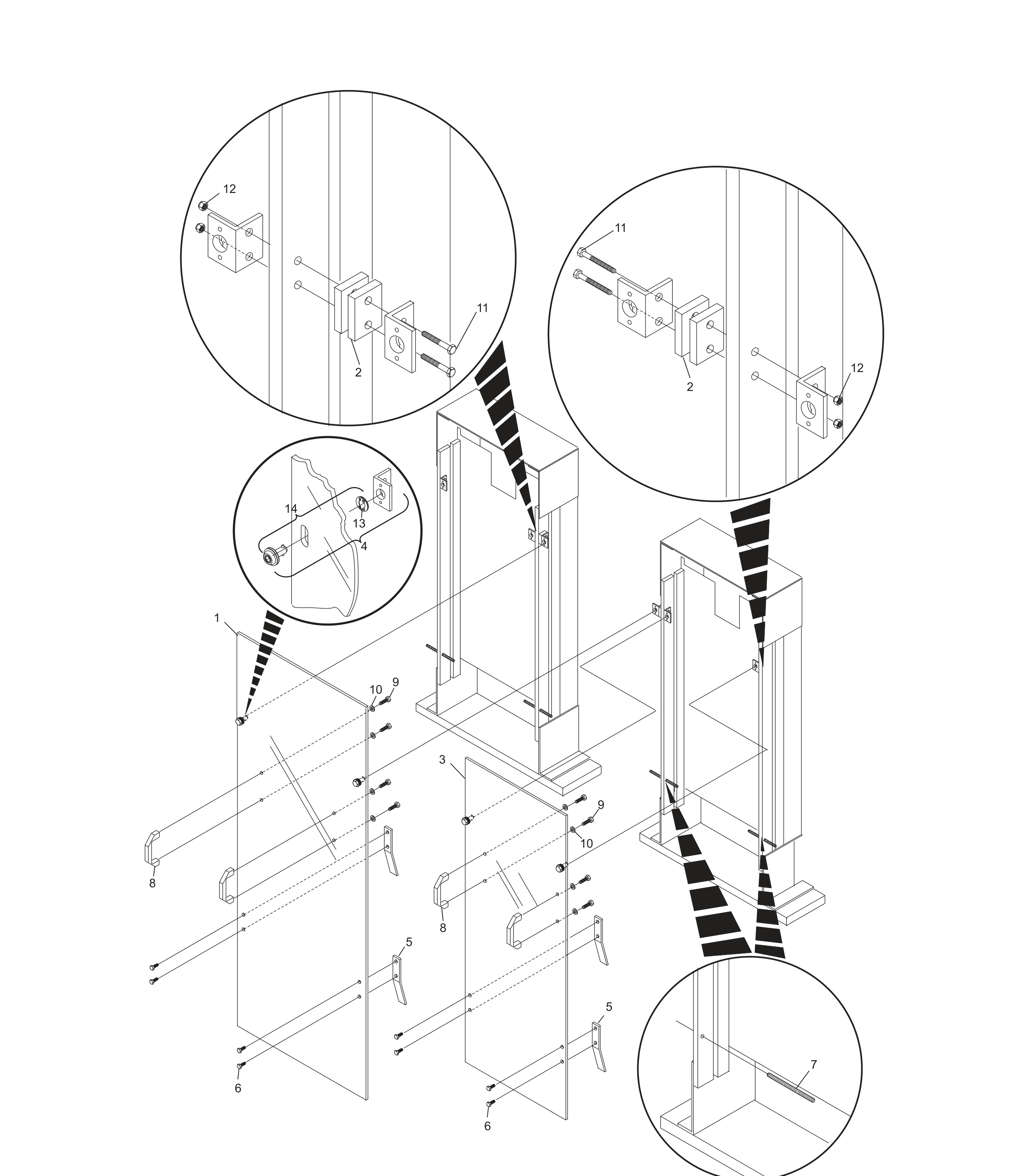 Base-Fixed Division-Elevator Guards