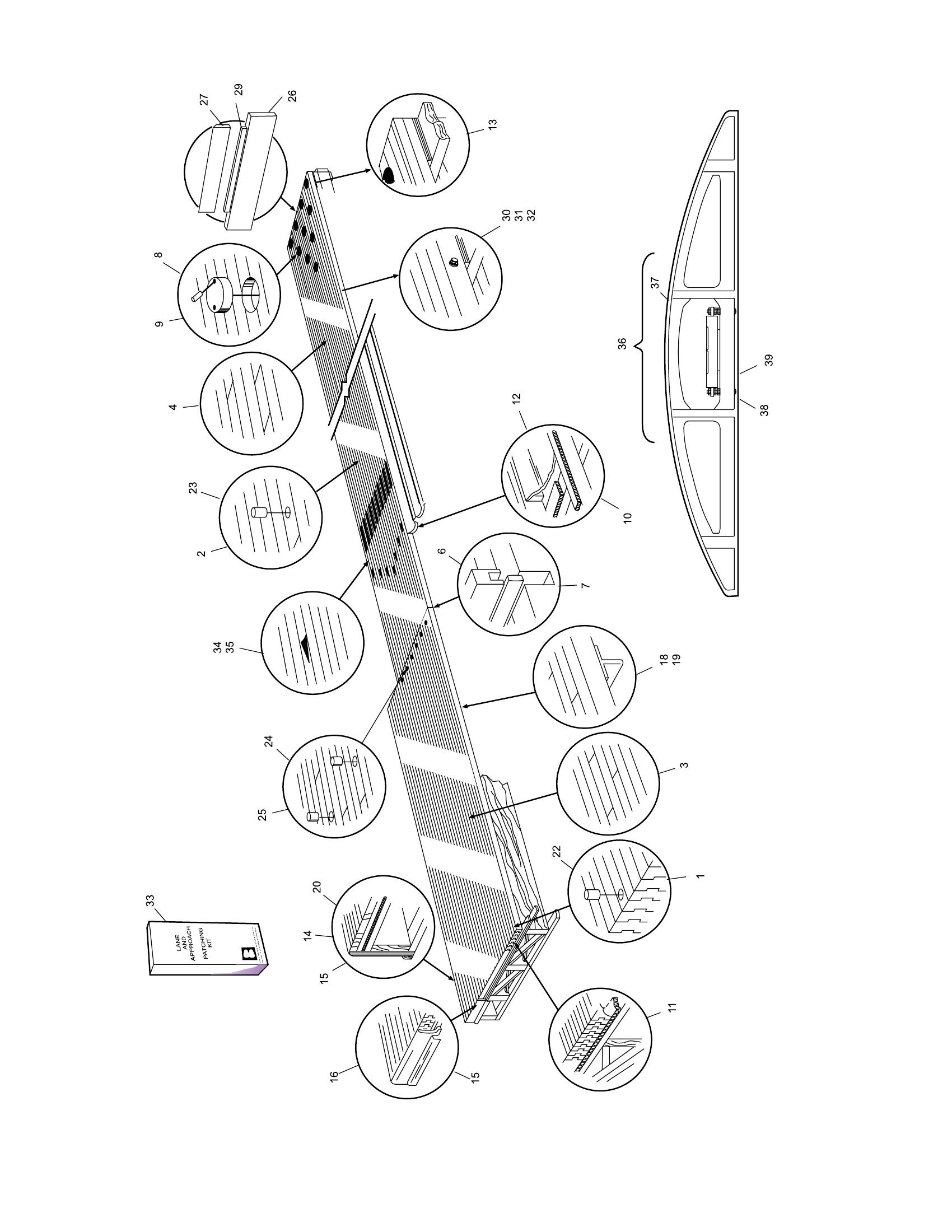 Lane & Pit End Material