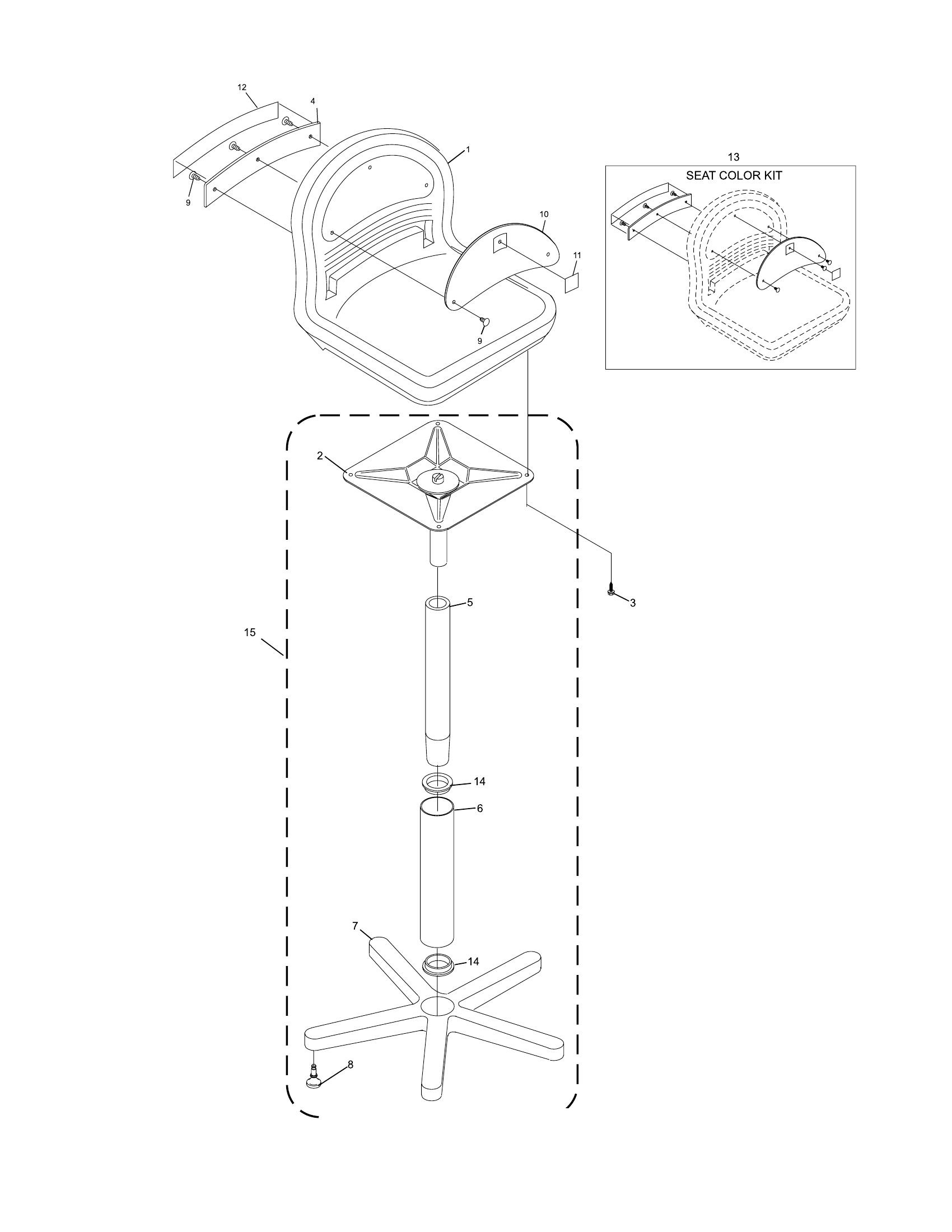 Frameworx Freestanding Chair (Short)