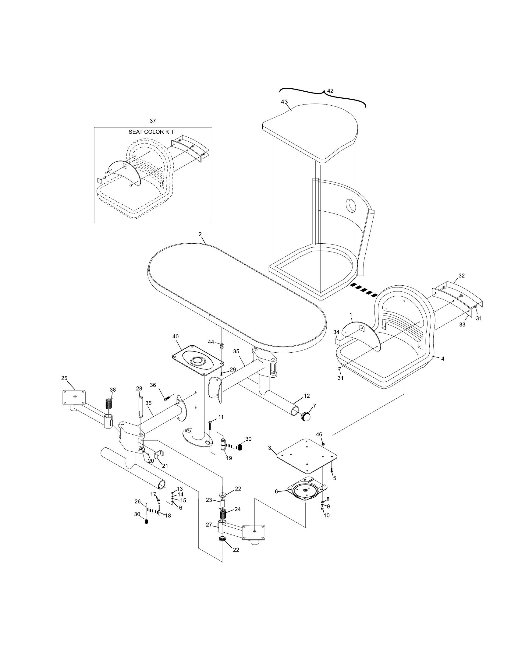 Frameworx Table Assembly with Pivot Arm and Swivel Seat Frameworx Table Assembly with Pivot Arm and Swivel Seat