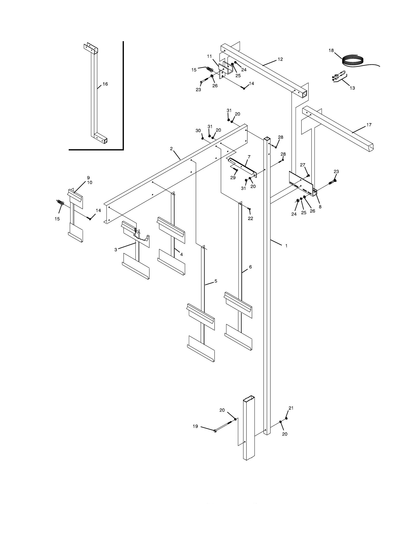 Frameworx Masking Unit - One Panel Upper