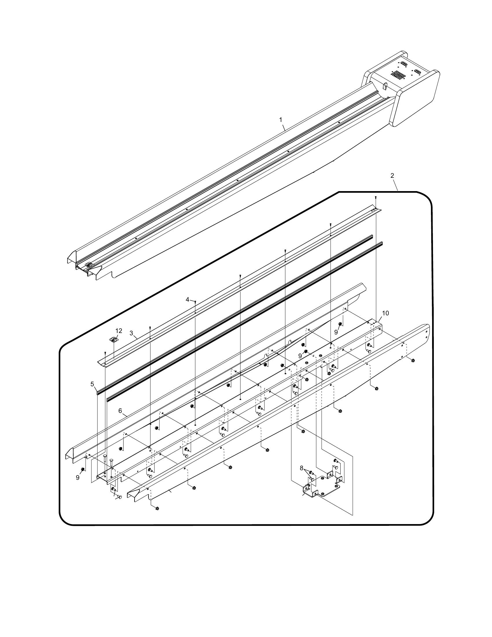 Surface 10-Pin Ball Rack