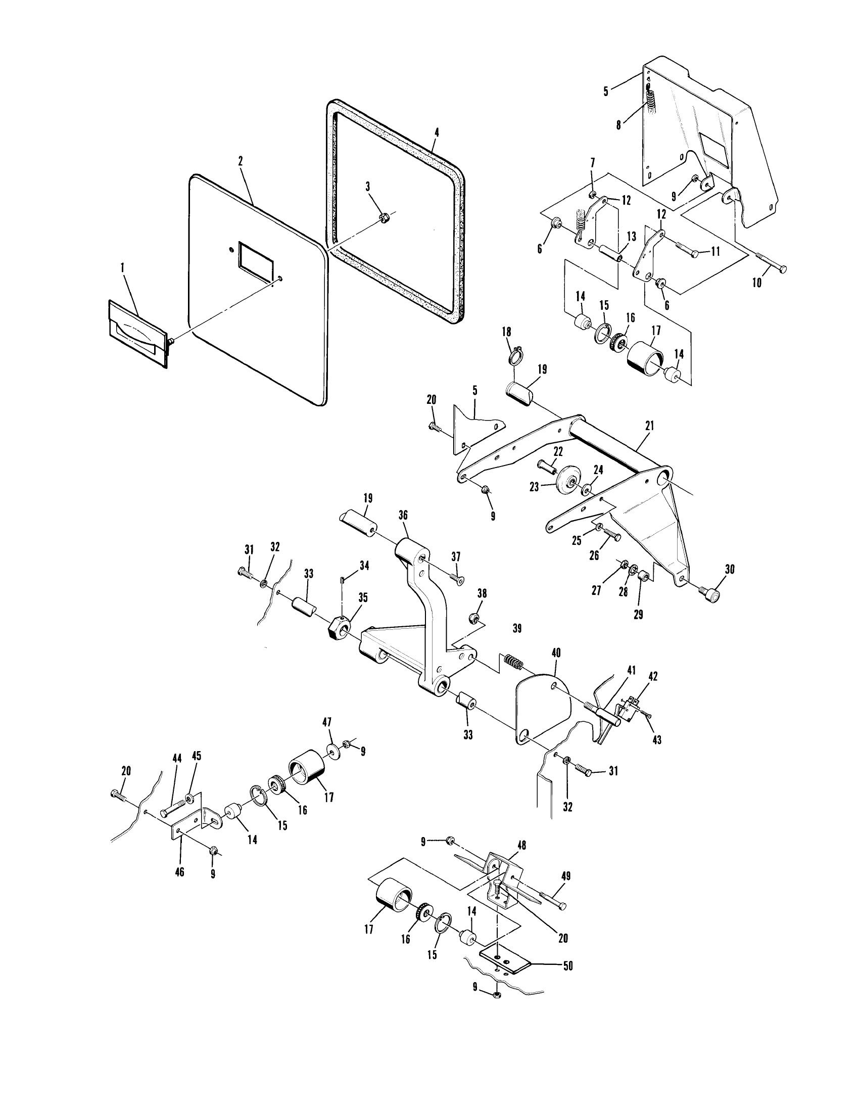 Lustre Kleen Ball Conditioner Ball Door Assembly Lustre Kleen Ball Conditioner Ball Door Assembly