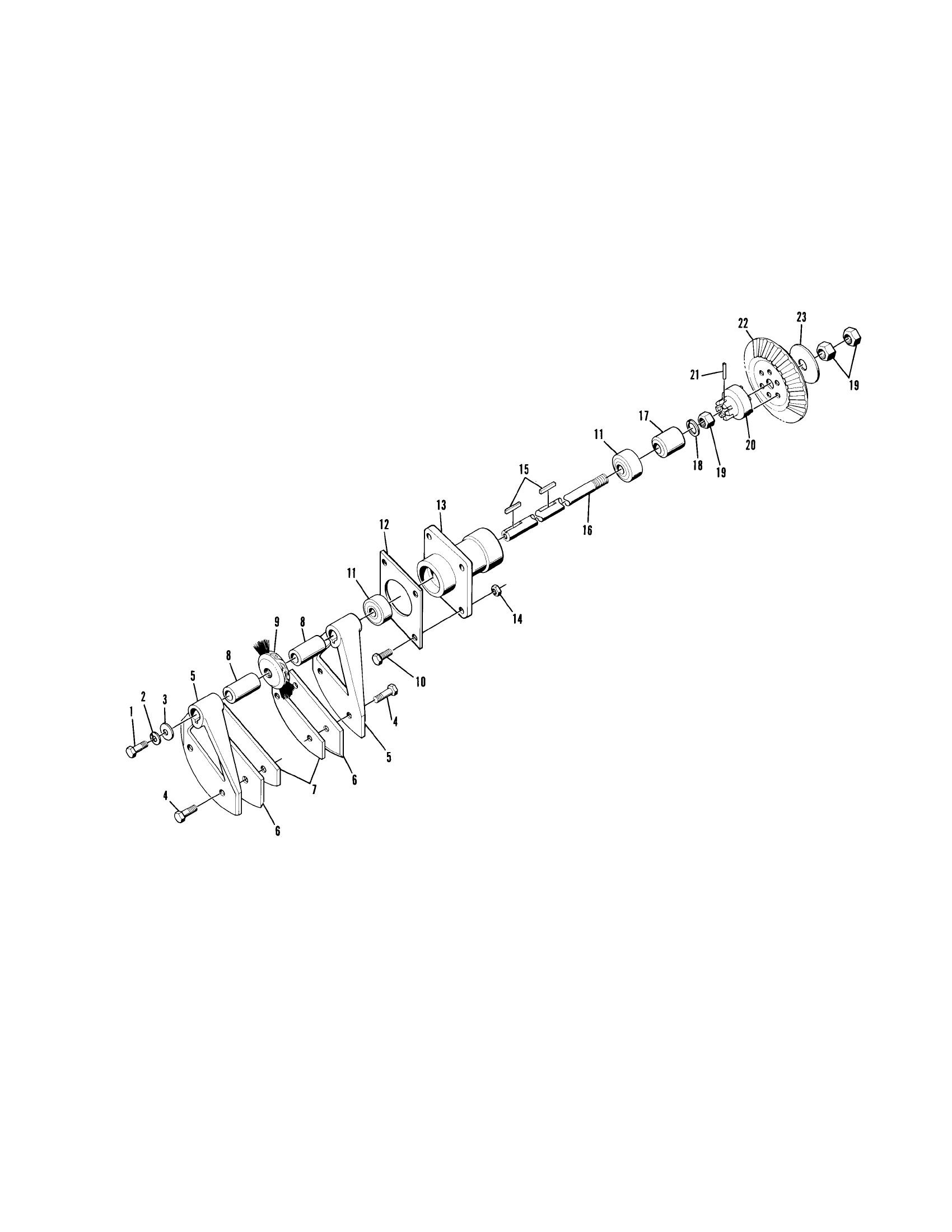 Lustre Kleen Ball Conditioner Oscillator Assembly