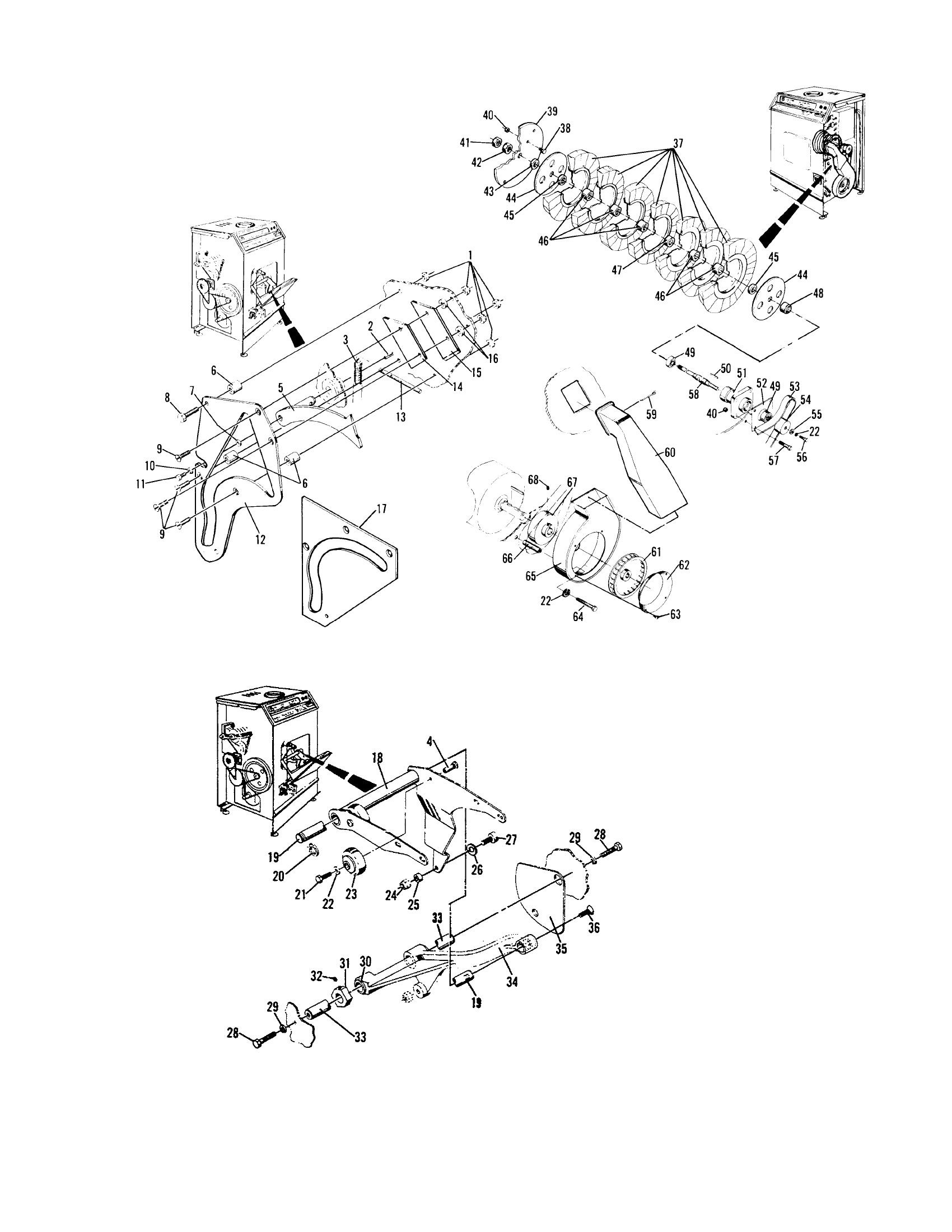 Cam Assembly, Cradle Assembly, Buffing Wheel & Ventilation System