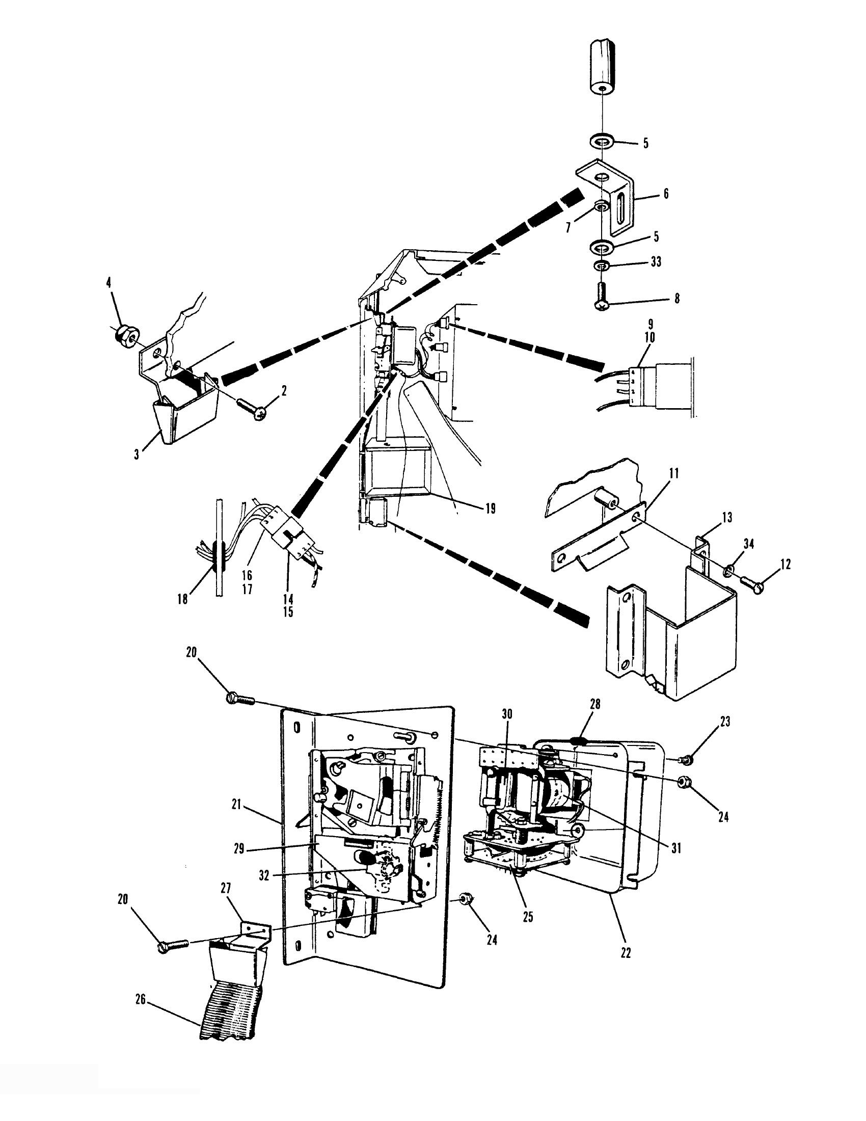 Lustre King Ball Conditioner Coin Mechanisms