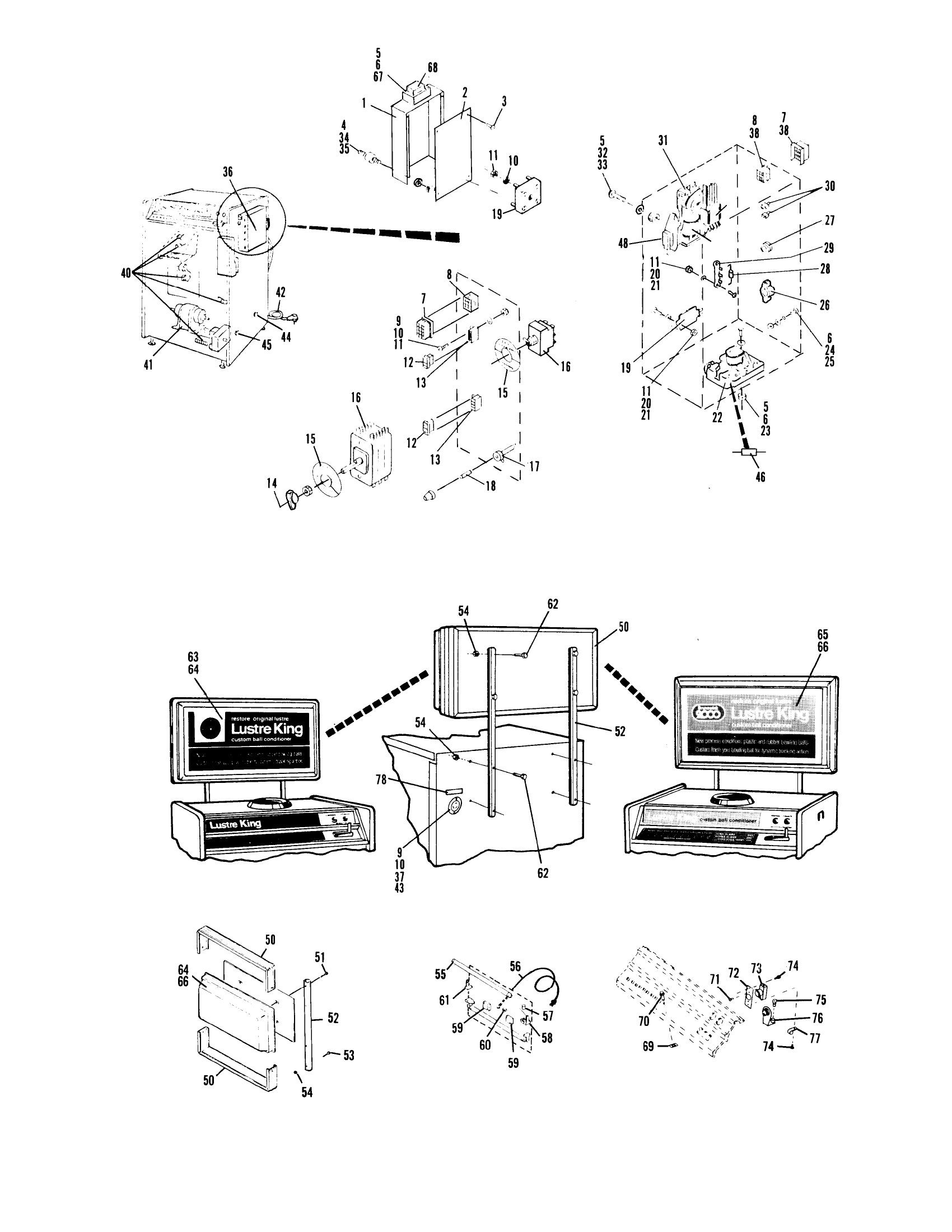 Lustre King Ball Conditioner Illuminated Sign & Control Box Assembly Lustre King Ball Conditioner Illuminated Sign & Control Box Assembly