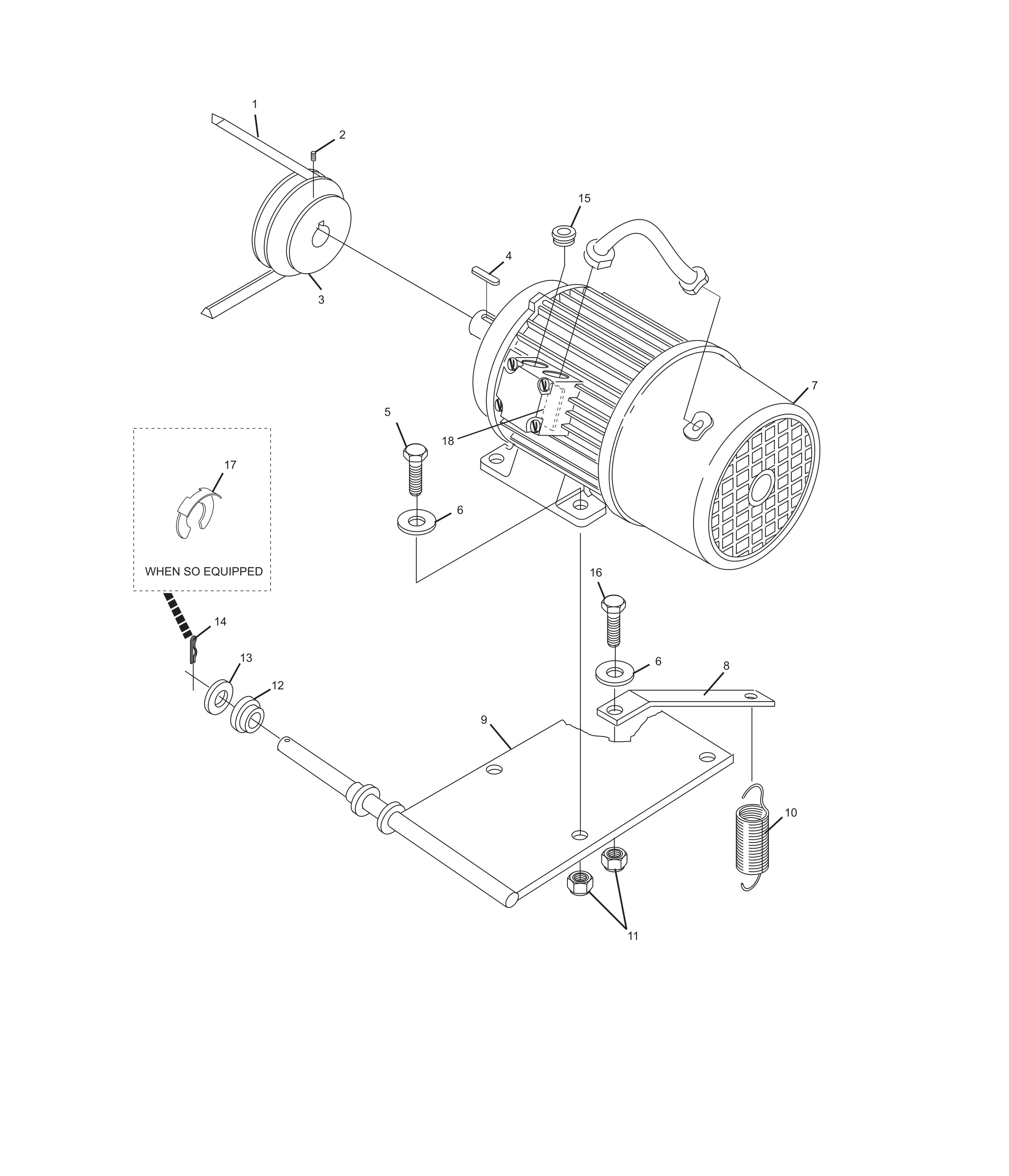 Setting Table Stop Motor and Mount Assembly Setting Table Stop Motor and Mount Assembly