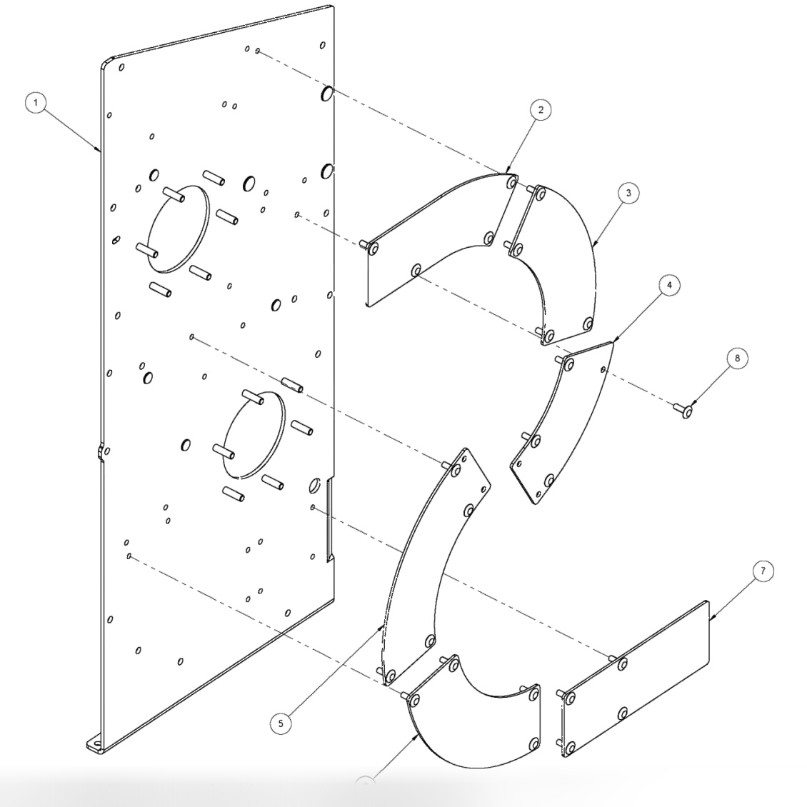 Odd Side Plate Assembly