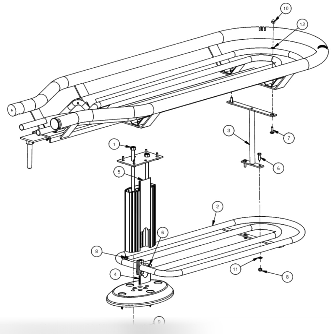 Quest Lower Rack & Pedestal