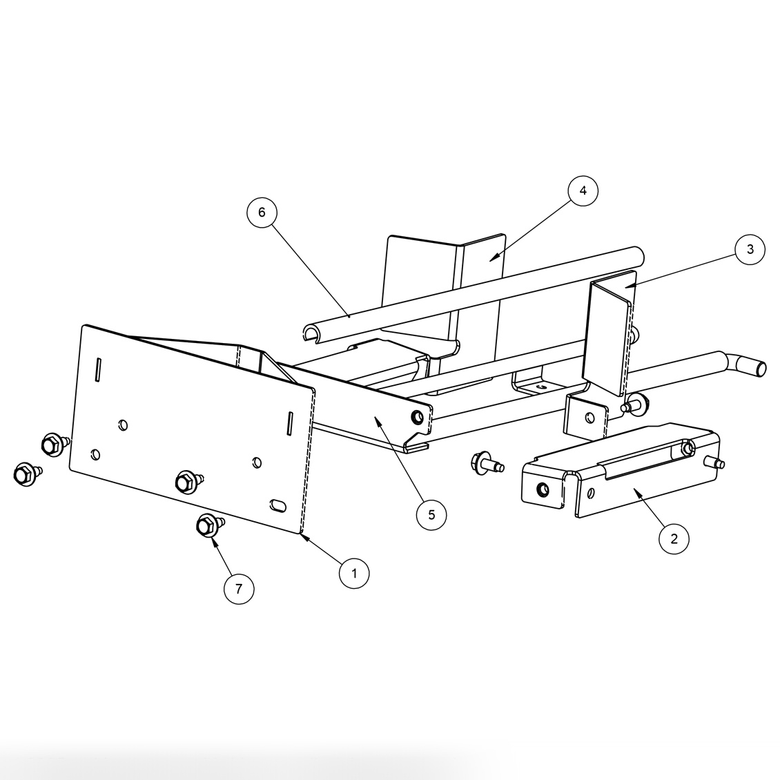 Double Division Rail Assembly