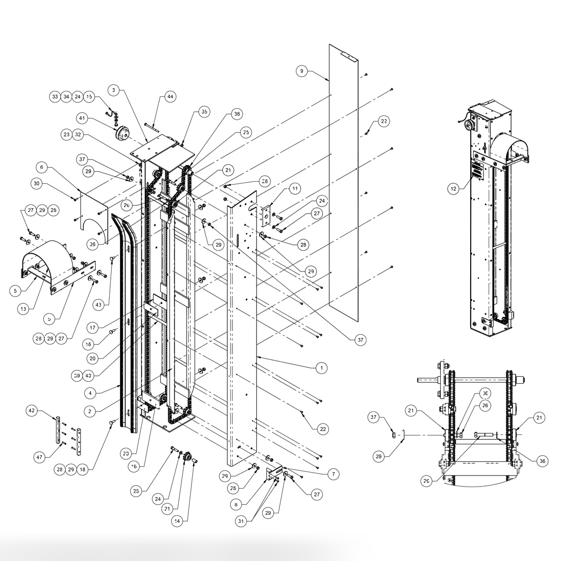 Highway 66 Ball Elevator Assembly