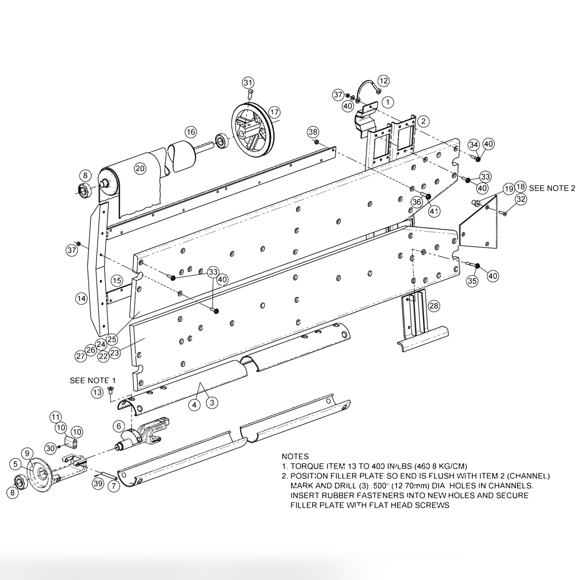 Bounce Plate & Roller Assemblies