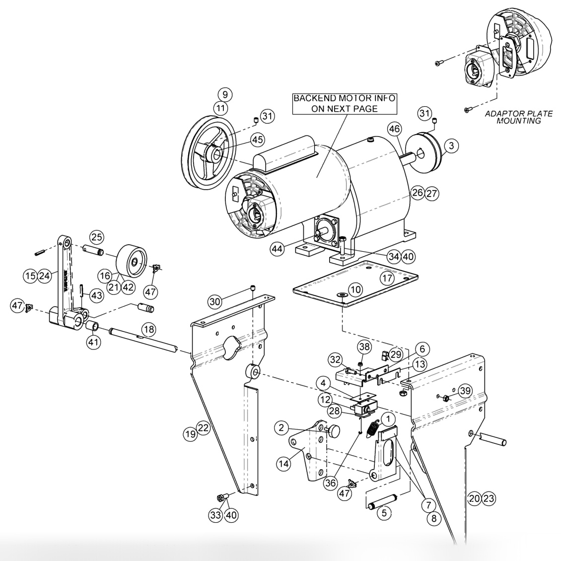 Motor Bracket Assembly
