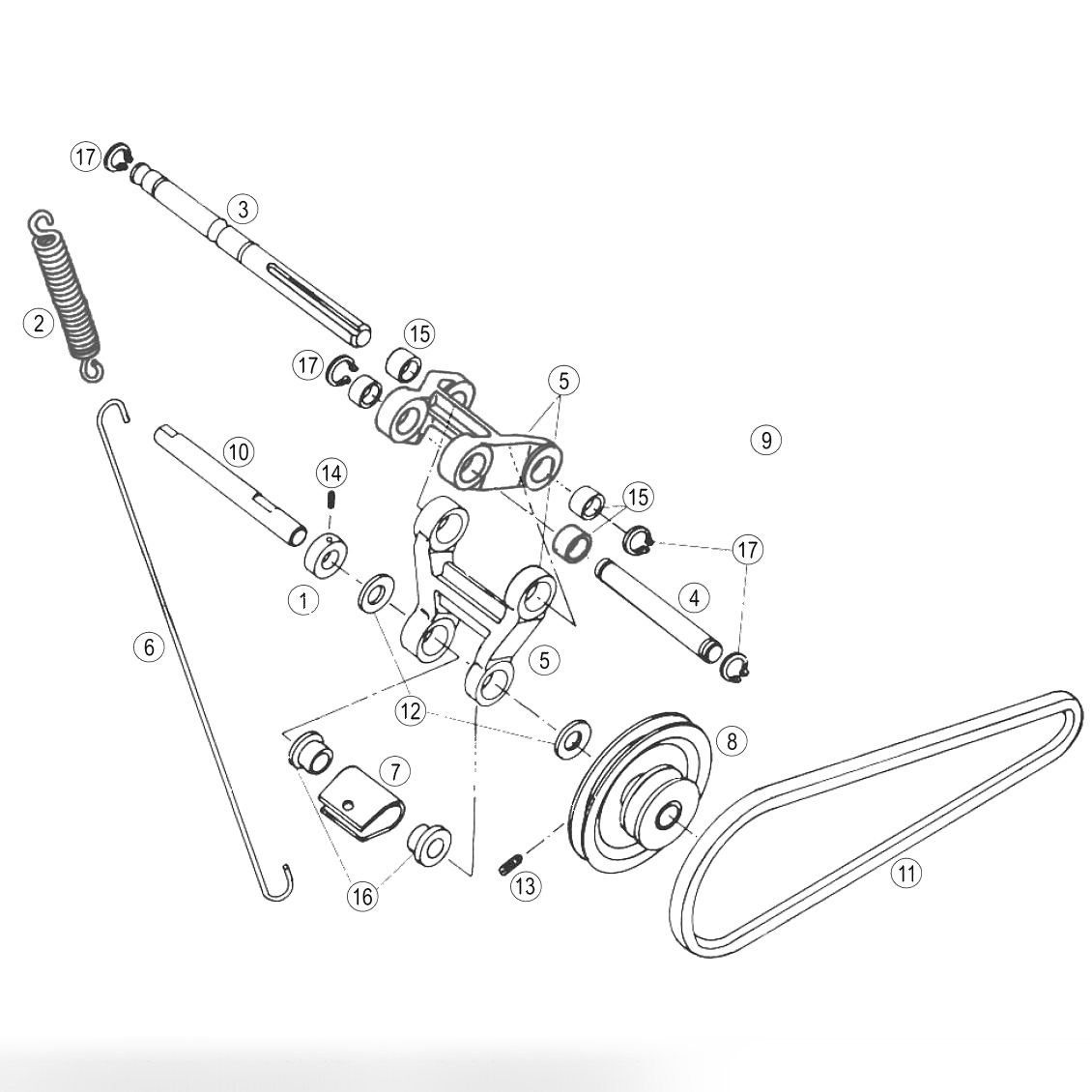 Belt Tensioner Assembly - Old Version