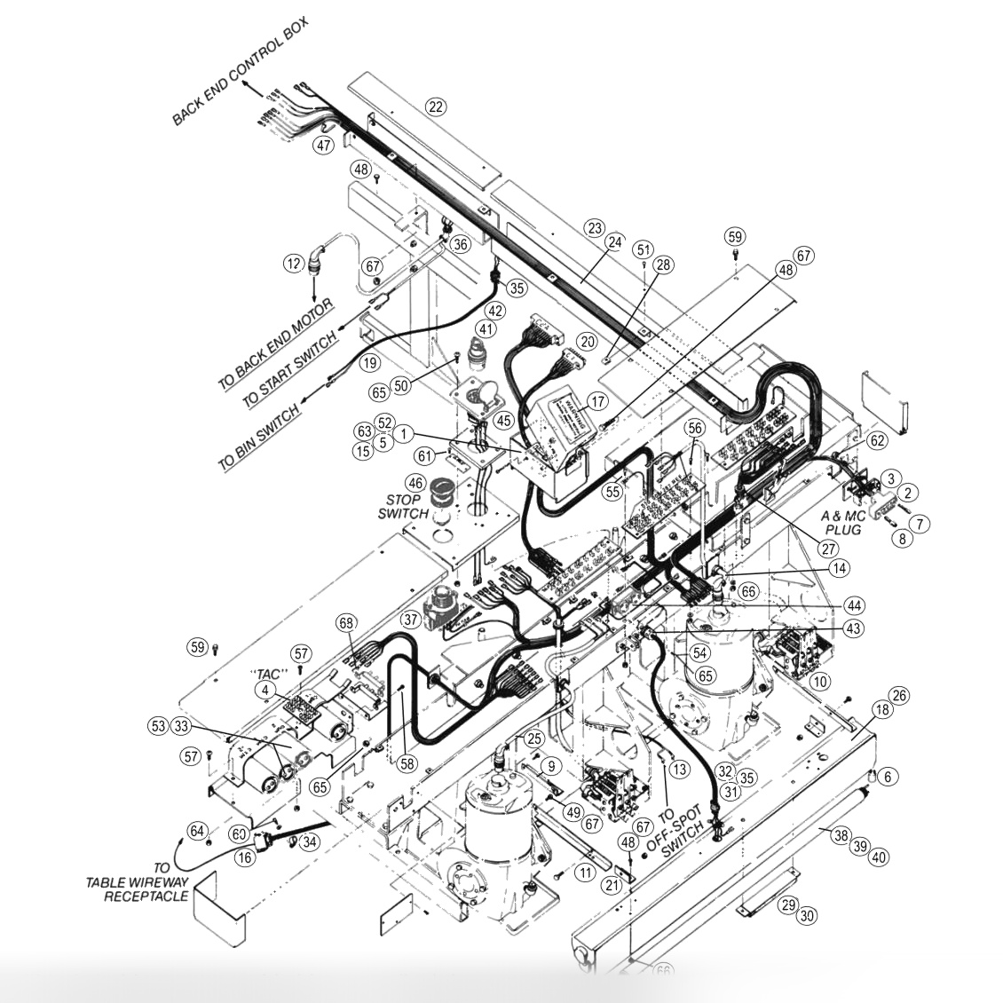 Front End Electrical Installation Right Hand Assembly