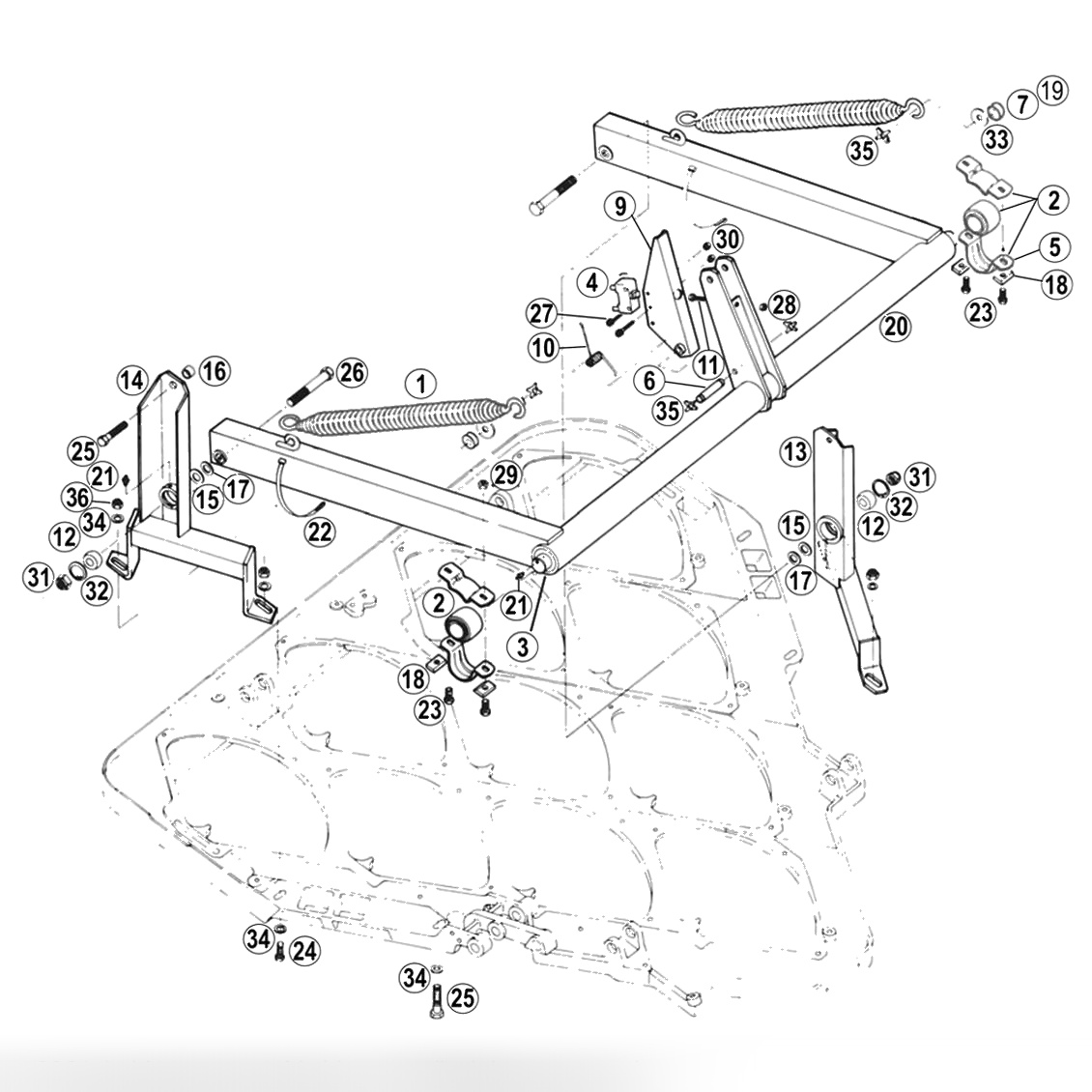 Table Torque Tube Assembly