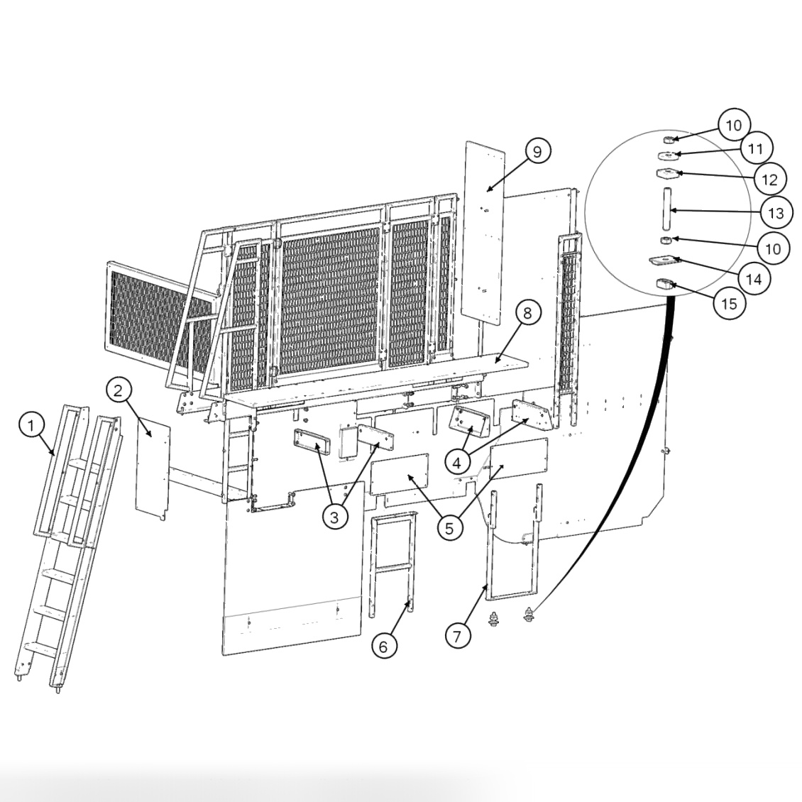 Narrow End Enclosure Assembly
