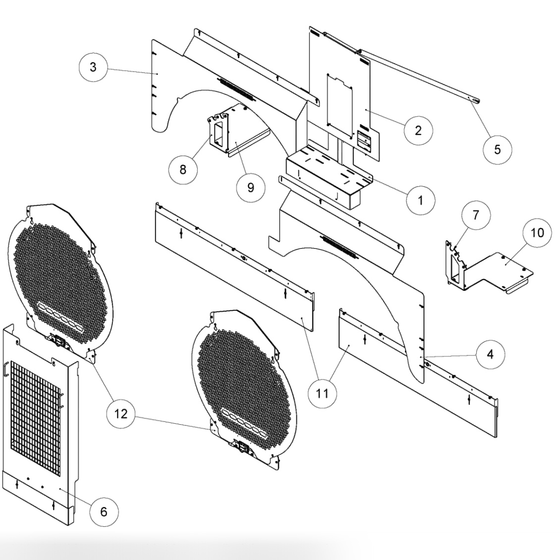Rear Enclosure & Guard Assemblies