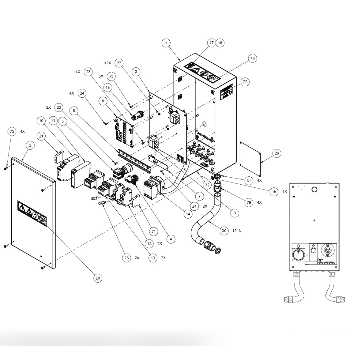 Safety Control Box Assembly