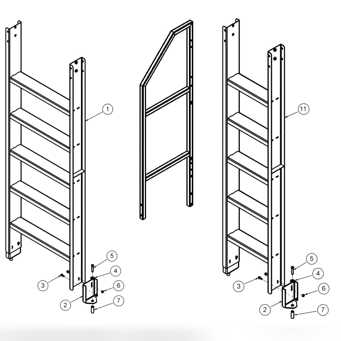 Vertical Ladder Assembly