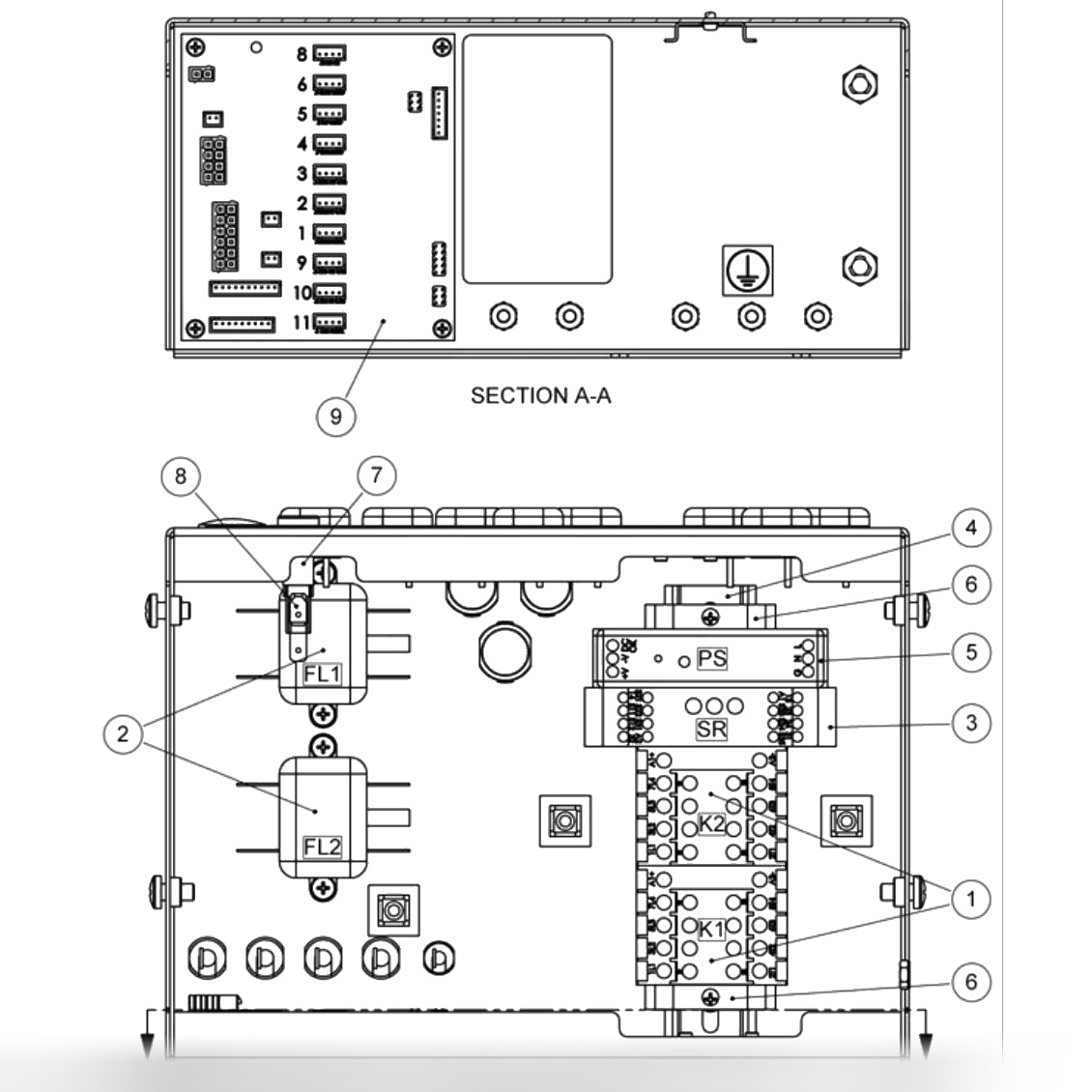 XLi CE Safety Control Box Assembly