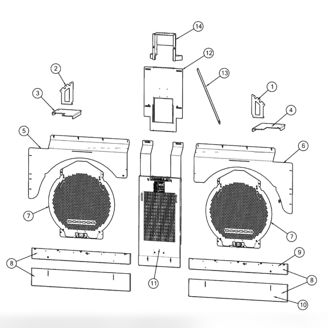 XLi Rear Enclosure & Guard Assemblies