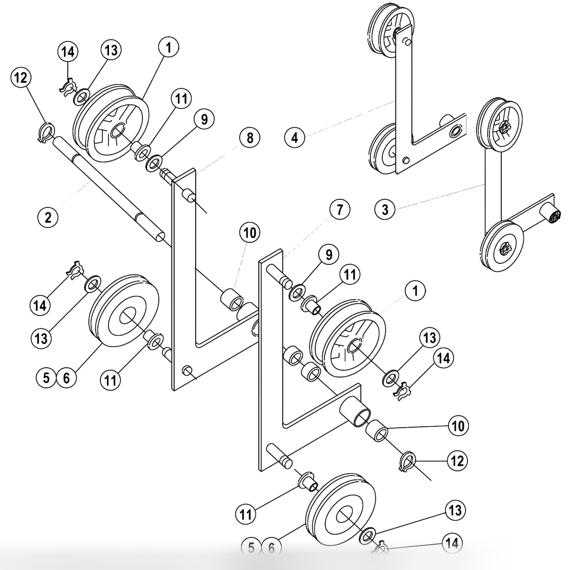 PBL Belt Tightener Assembly