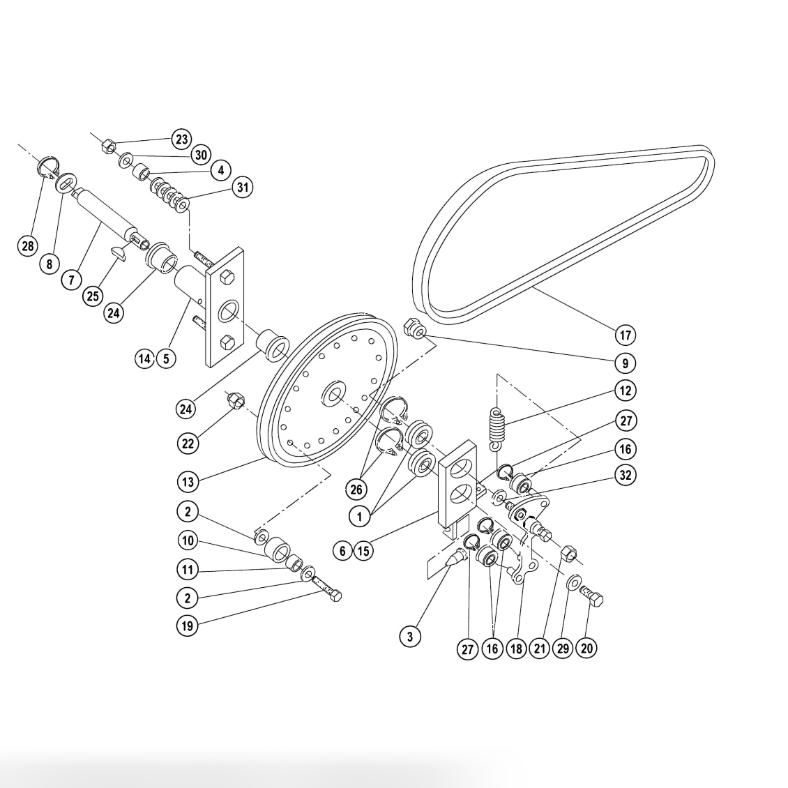 PBL Ratchet Drive Assembly