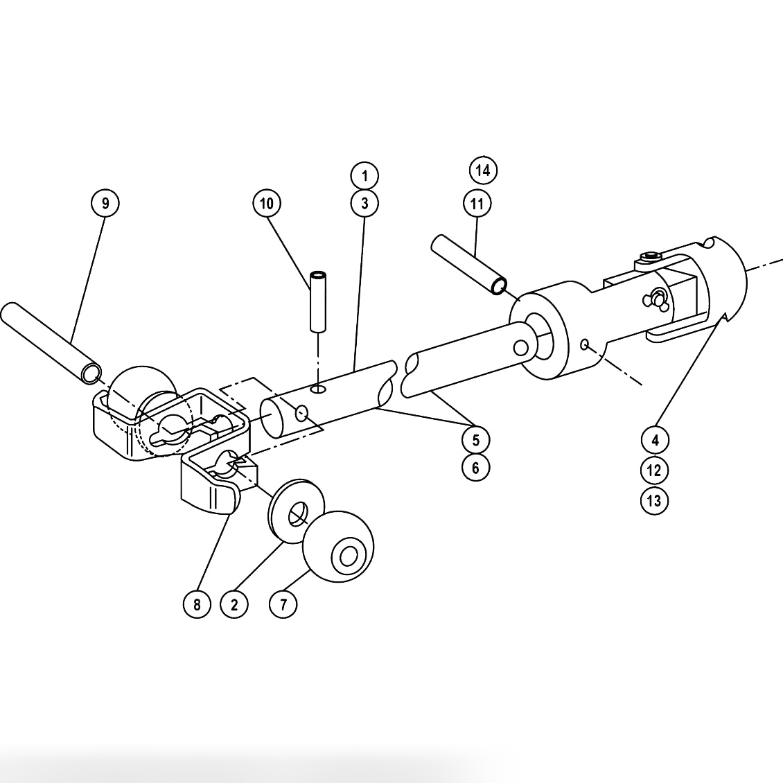 Distributor Drive Shaft - Early Assembly