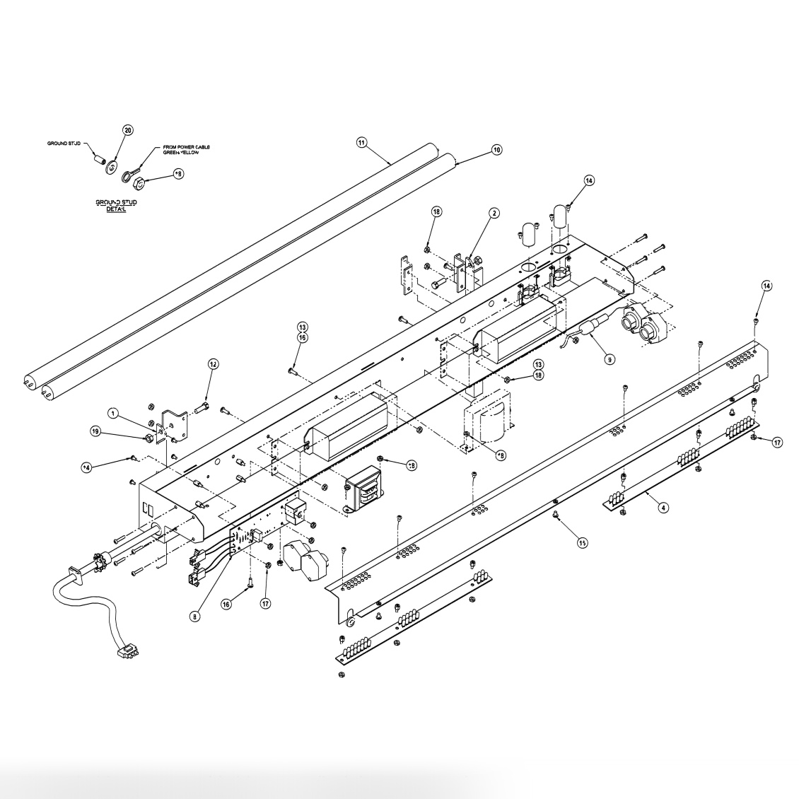 Dual Pit Light XL Assembly