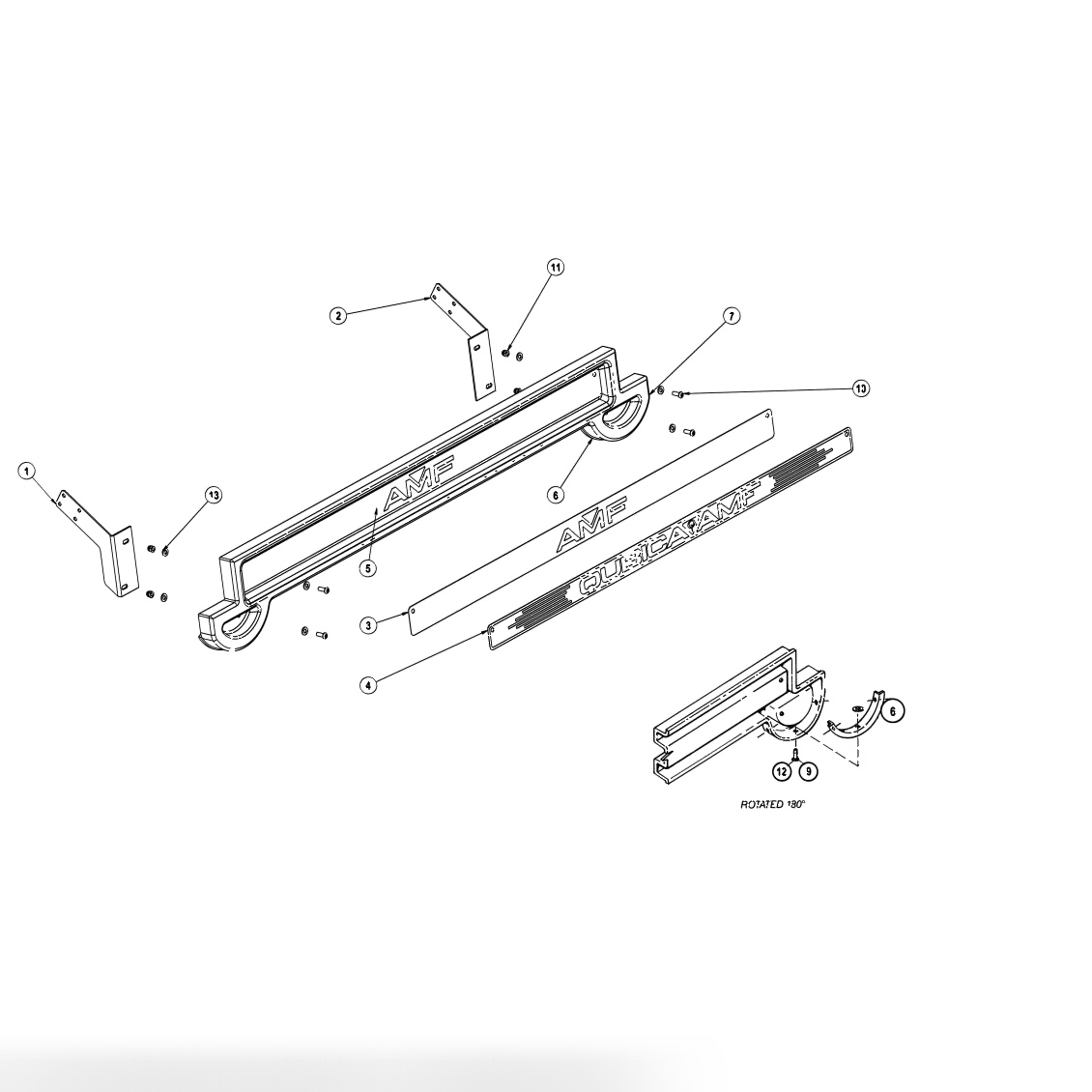 Sweep Bar & Mounting Assembly