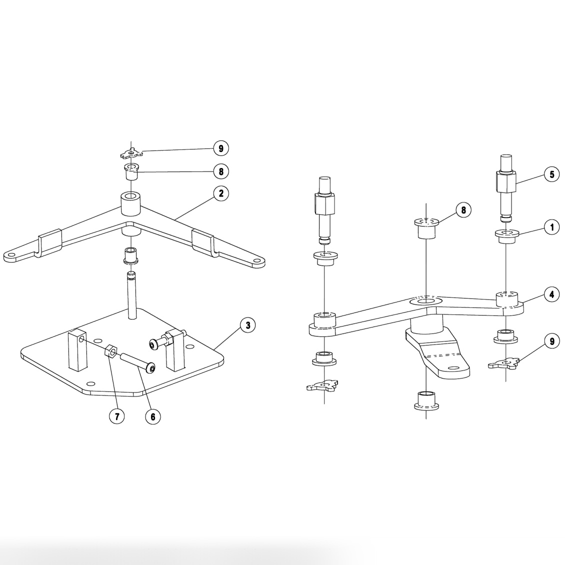 Front Actuator & Connector Assemblies