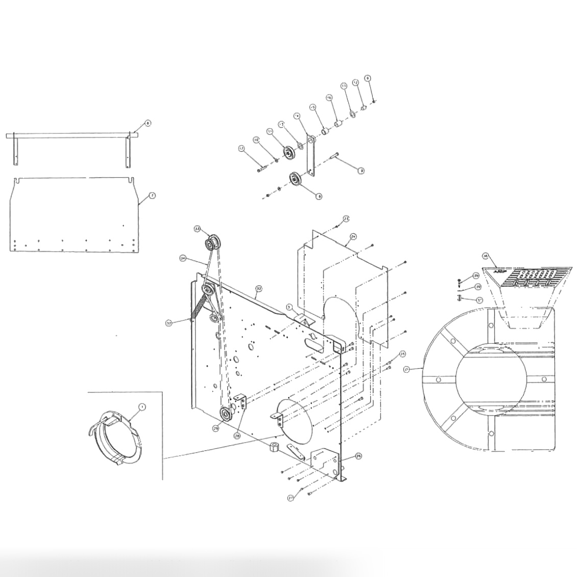 Back End Assembly - Left Hand