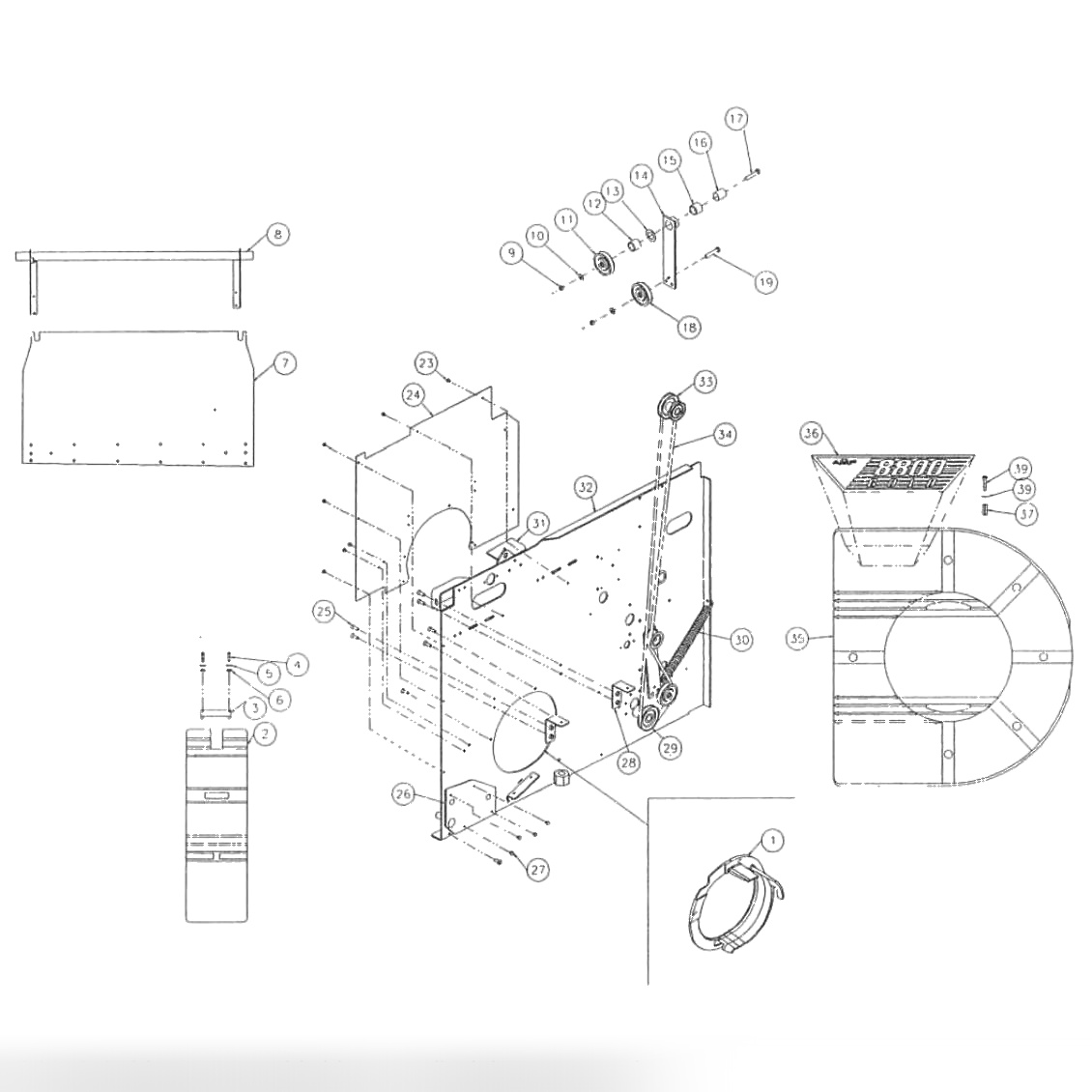 Back End Assembly - Right Hand