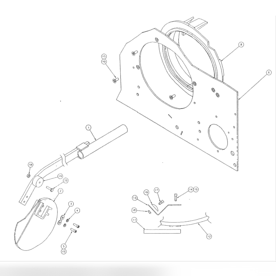 Door Ring Paddle & Reflector