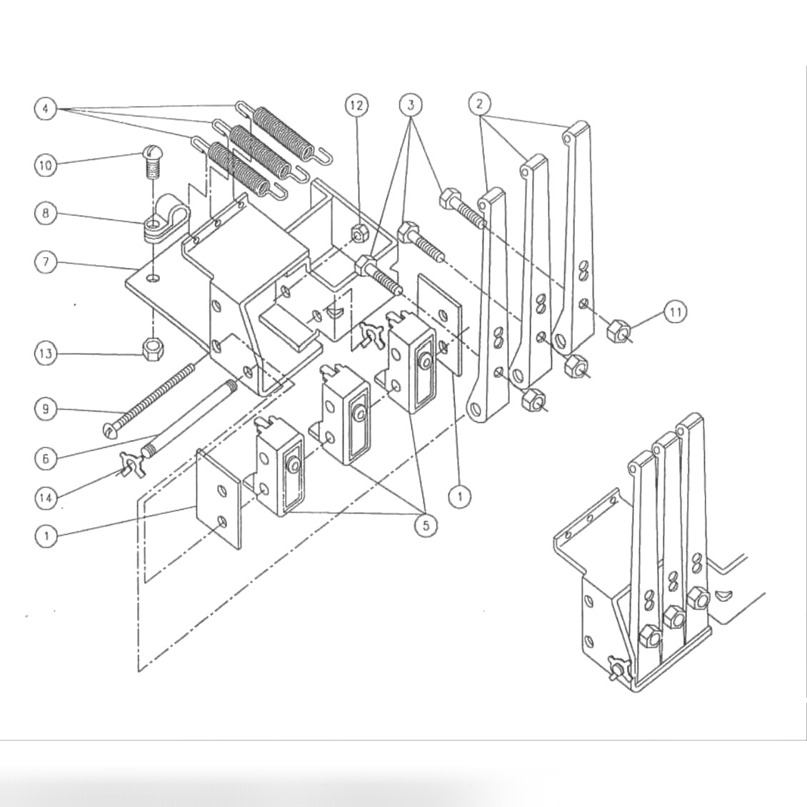 Sweep & Table Cam Switch Assembly
