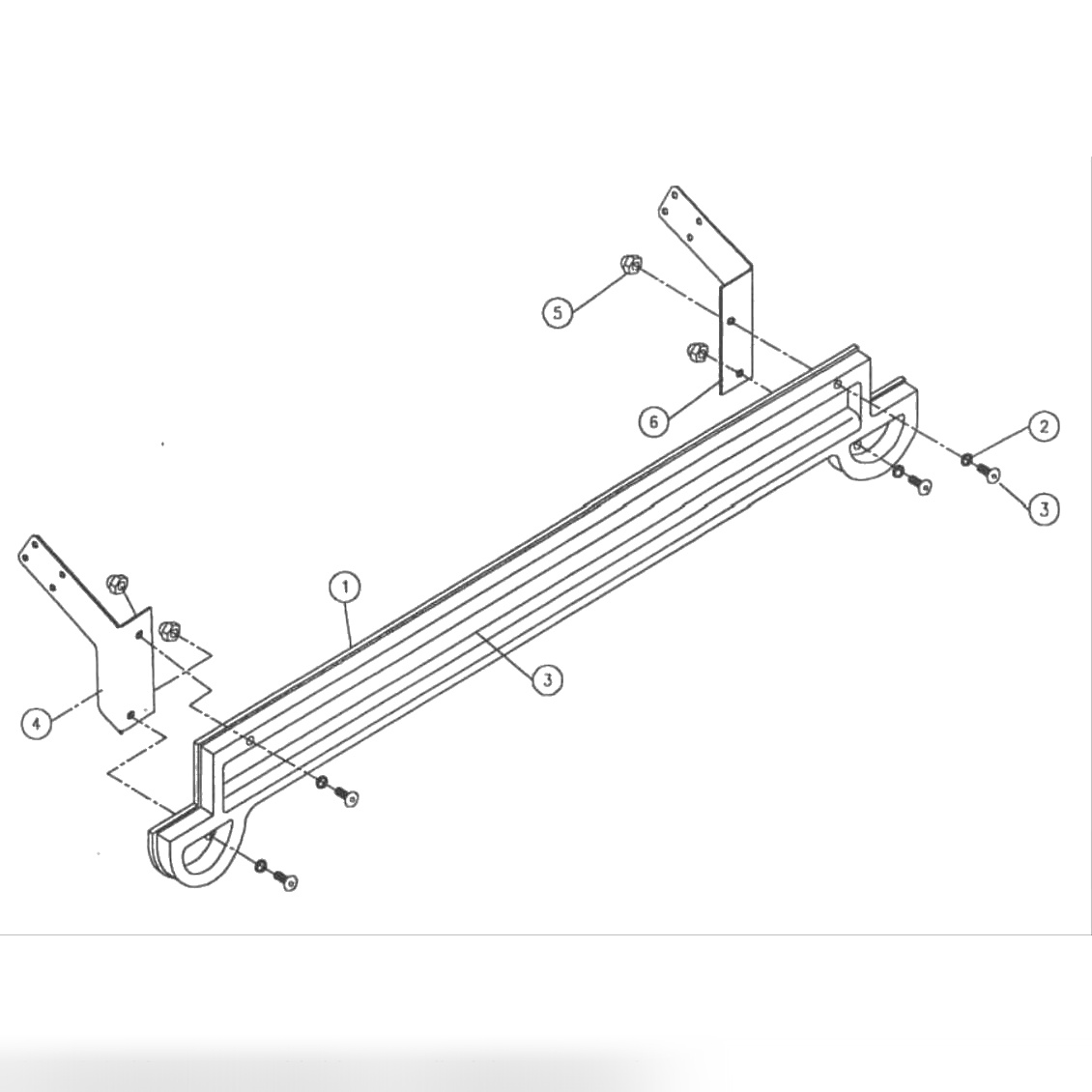 Sweep Bar & Mounting Assembly