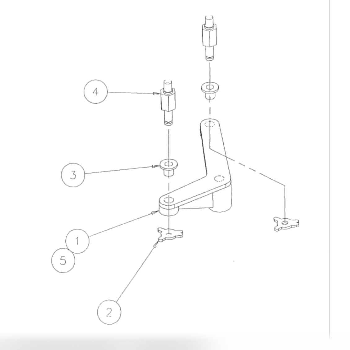 Lever Assembly 8,9,10 Pin
